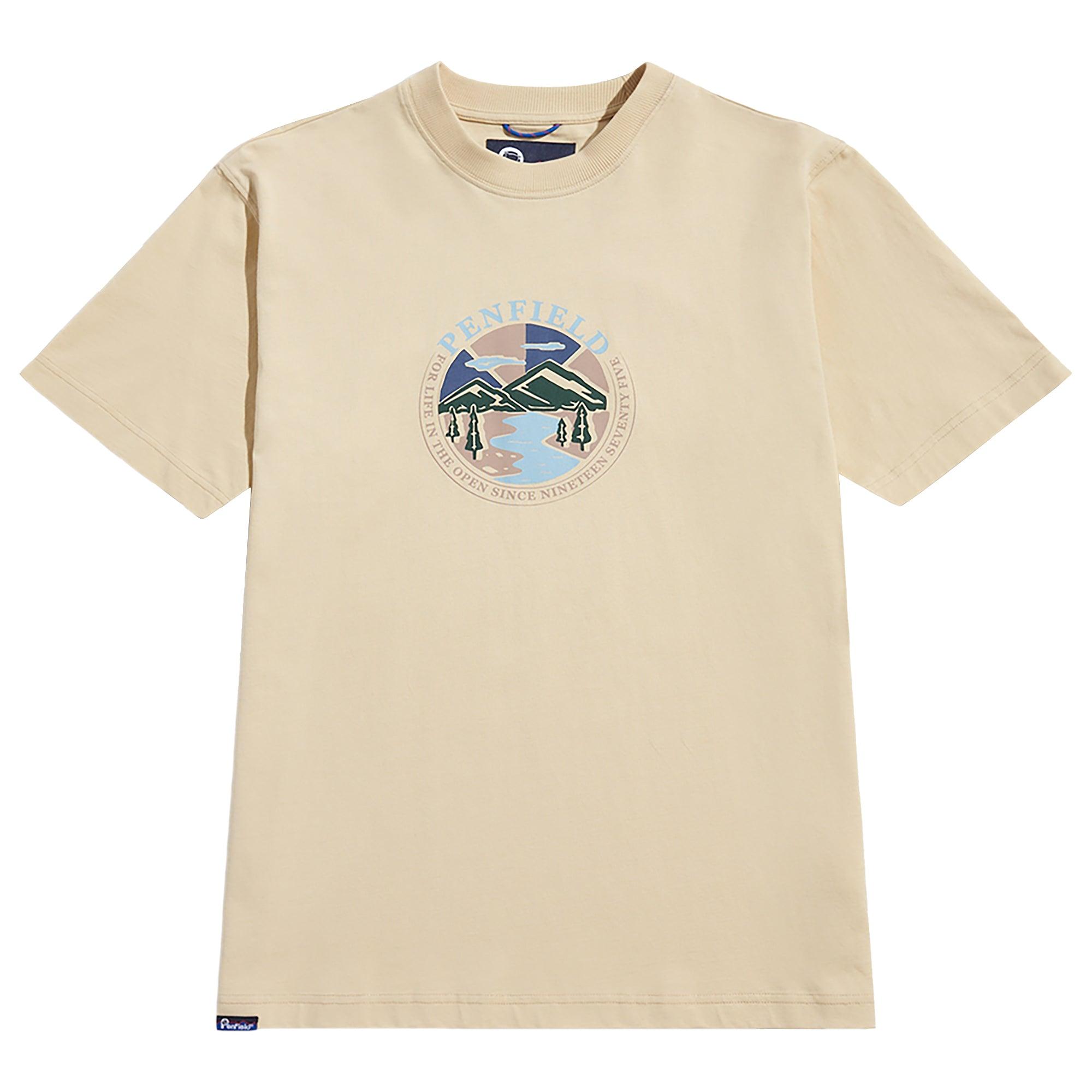Product image 1 of 3 of Penfield Men's Riverview S/S T-Shirt - Brown Rice