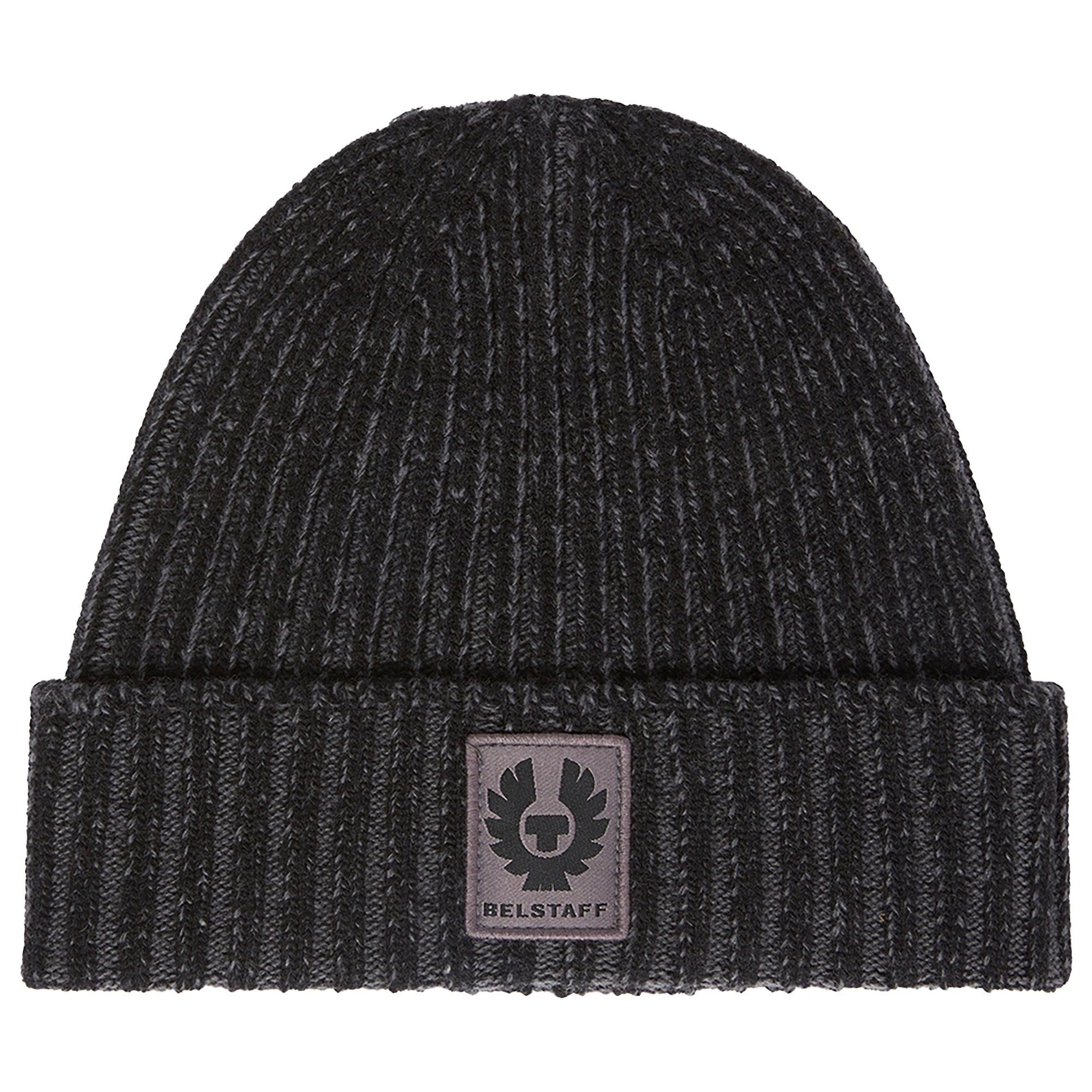 Product image 1 of 2 of Belstaff Plated Watch Hat - Black/Tornado Grey