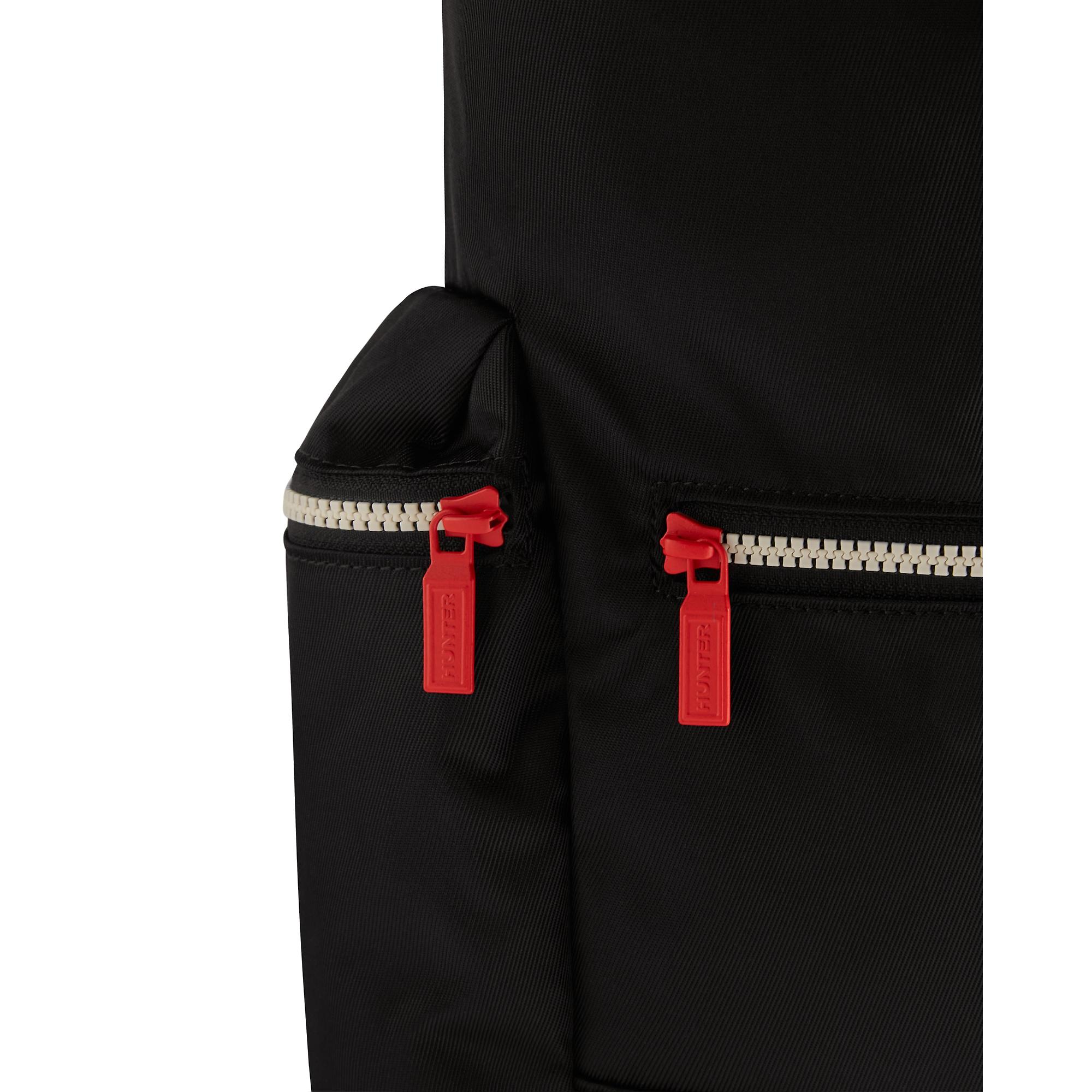 Product image 4 of 5 of Hunter Nylon Large Topclip Backpack - Black