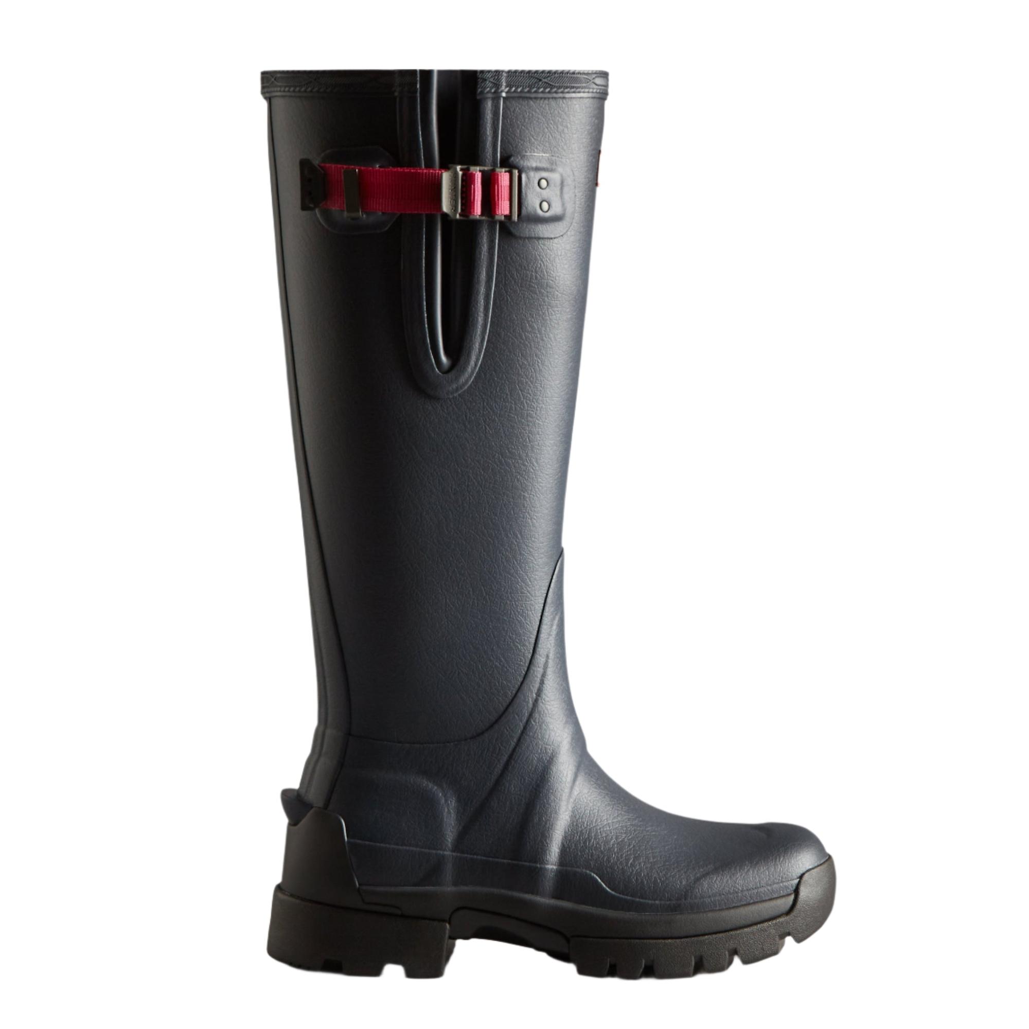 Product image 1 of 4 of Hunter Women's Balmoral Adjustable Neoprene Wellington Boots - Navy