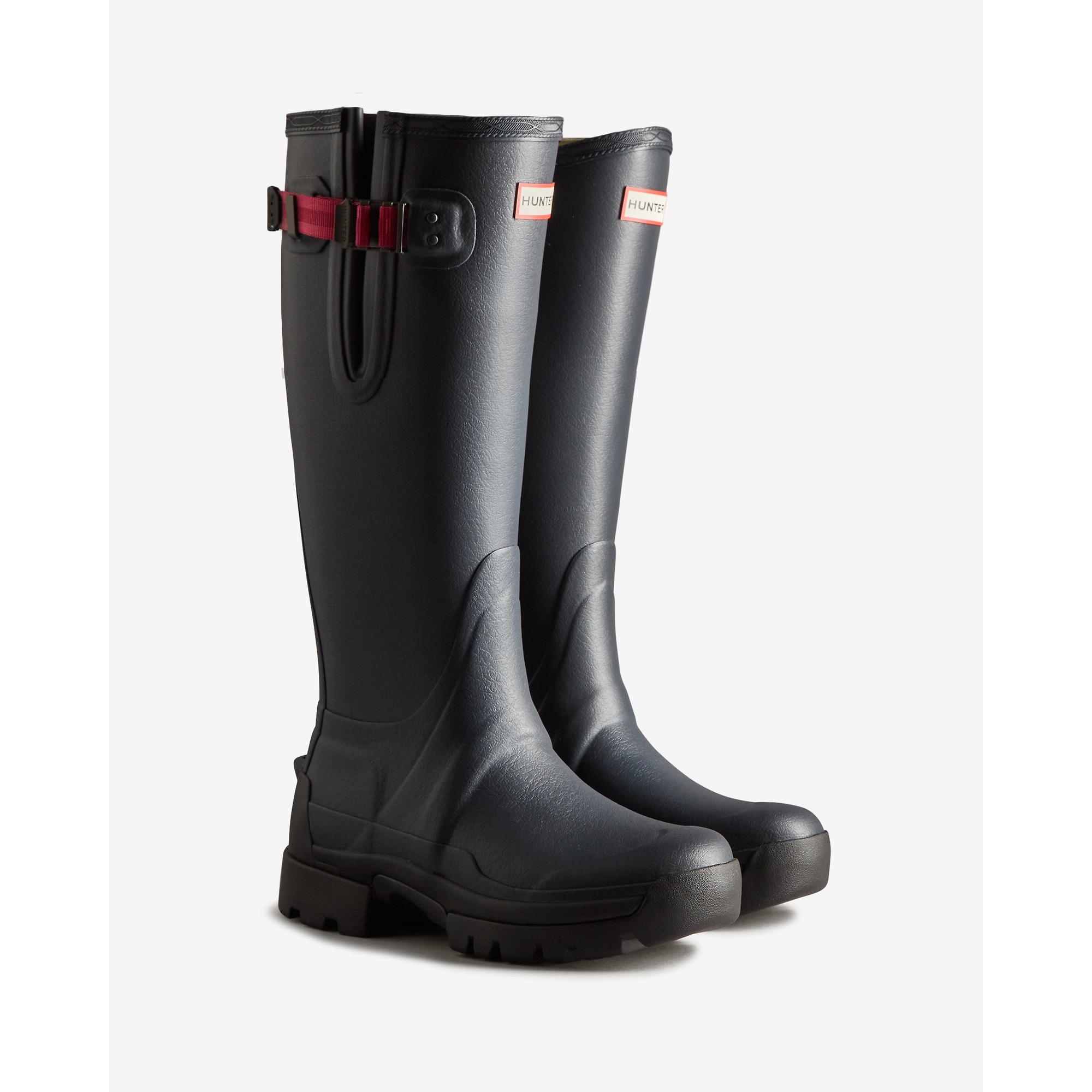 Product image 2 of 4 of Hunter Women's Balmoral Adjustable Neoprene Wellington Boots - Navy