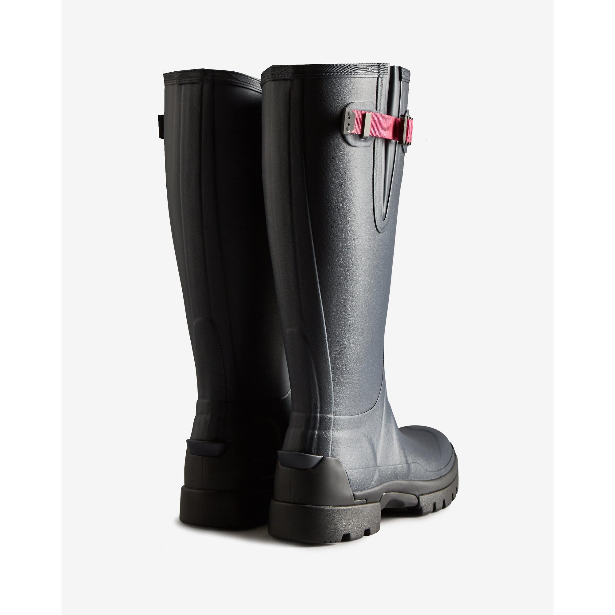 Product image 3 of 4 of Hunter Women's Balmoral Adjustable Neoprene Wellington Boots - Navy