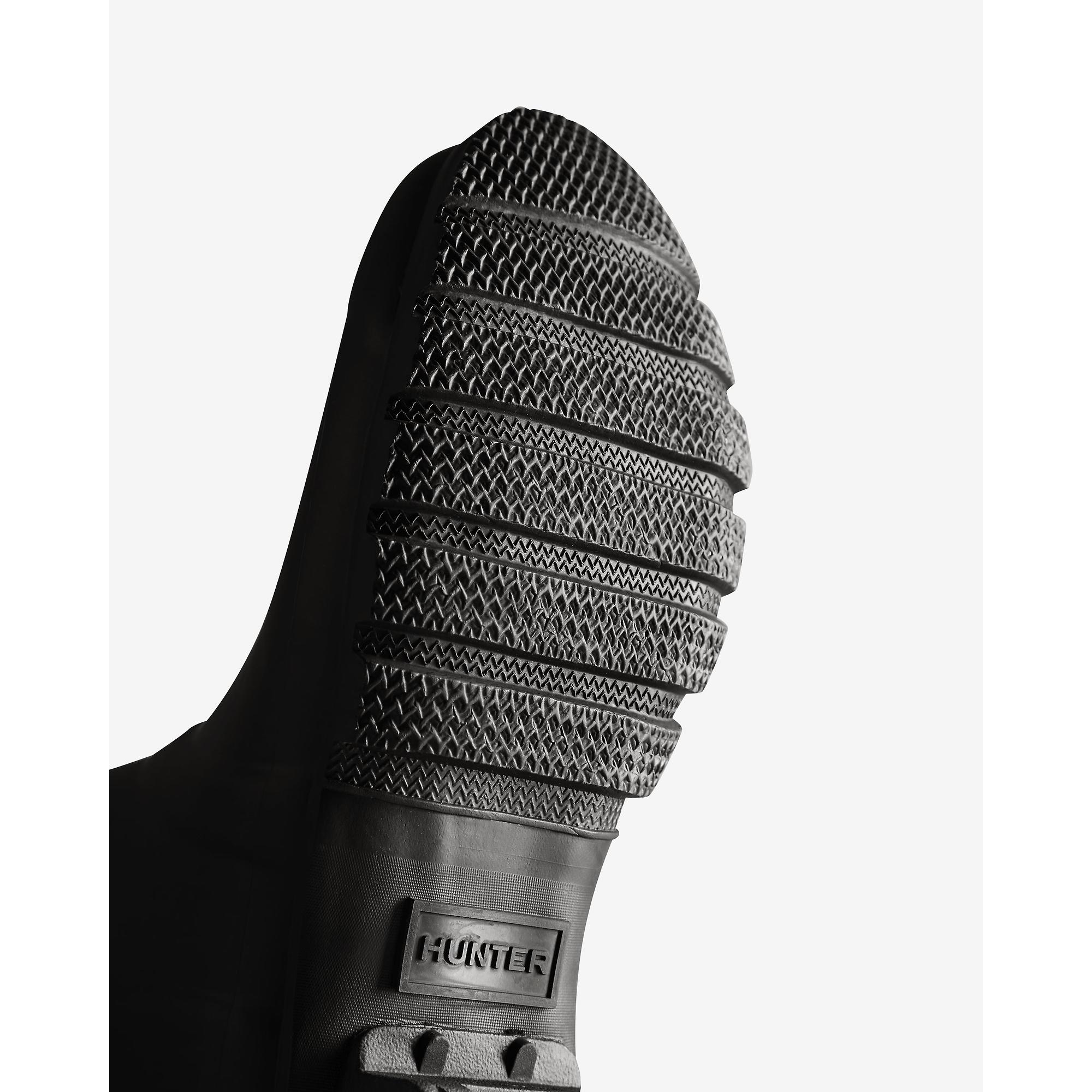 Product image 4 of 4 of Hunter Women's Tri-colour Logo Backstrap Tall Wellington Boots - Black