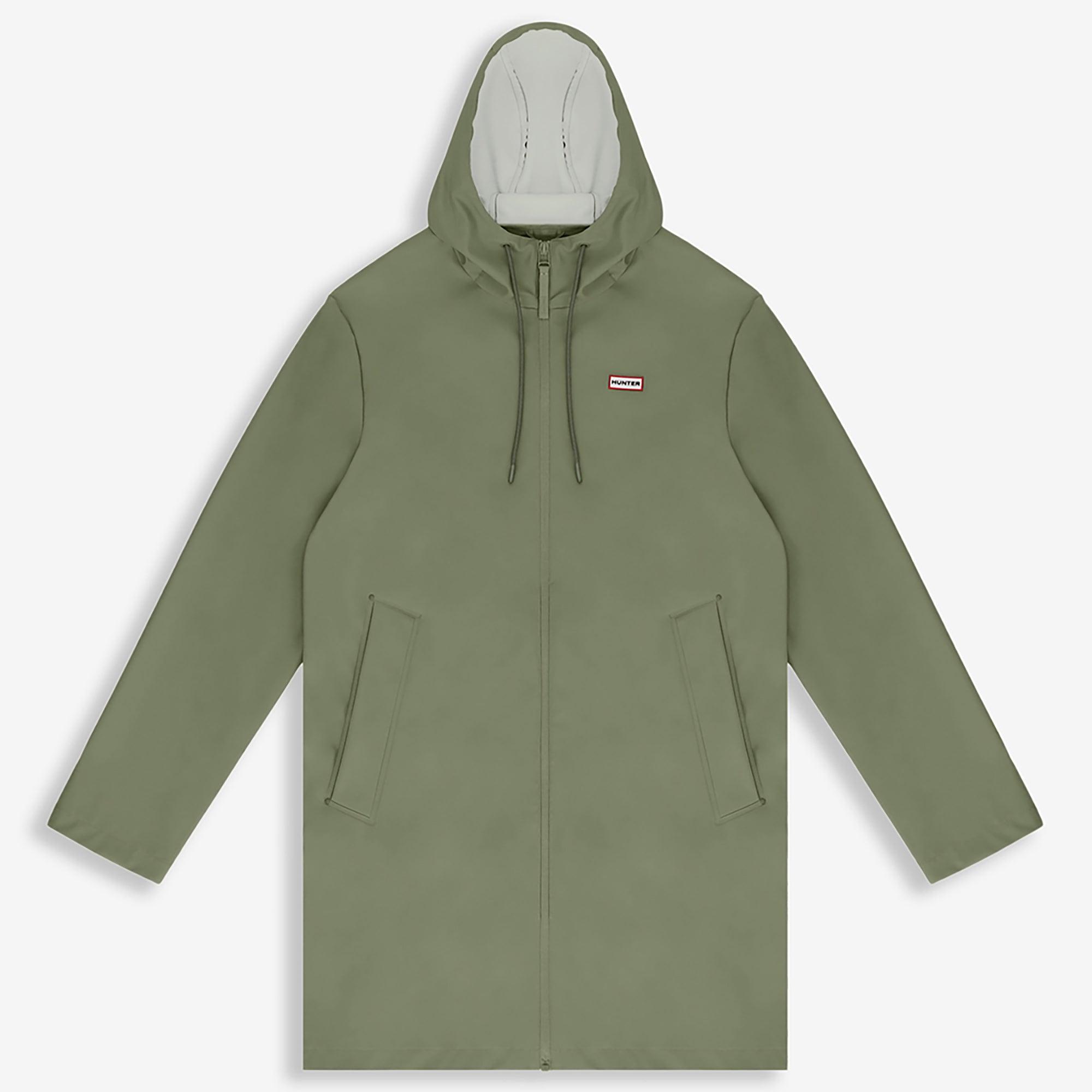 Product image 6 of 8 of Hunter Unisex Downpour Andrea Pu Rain Coat - Deep Lichen Green