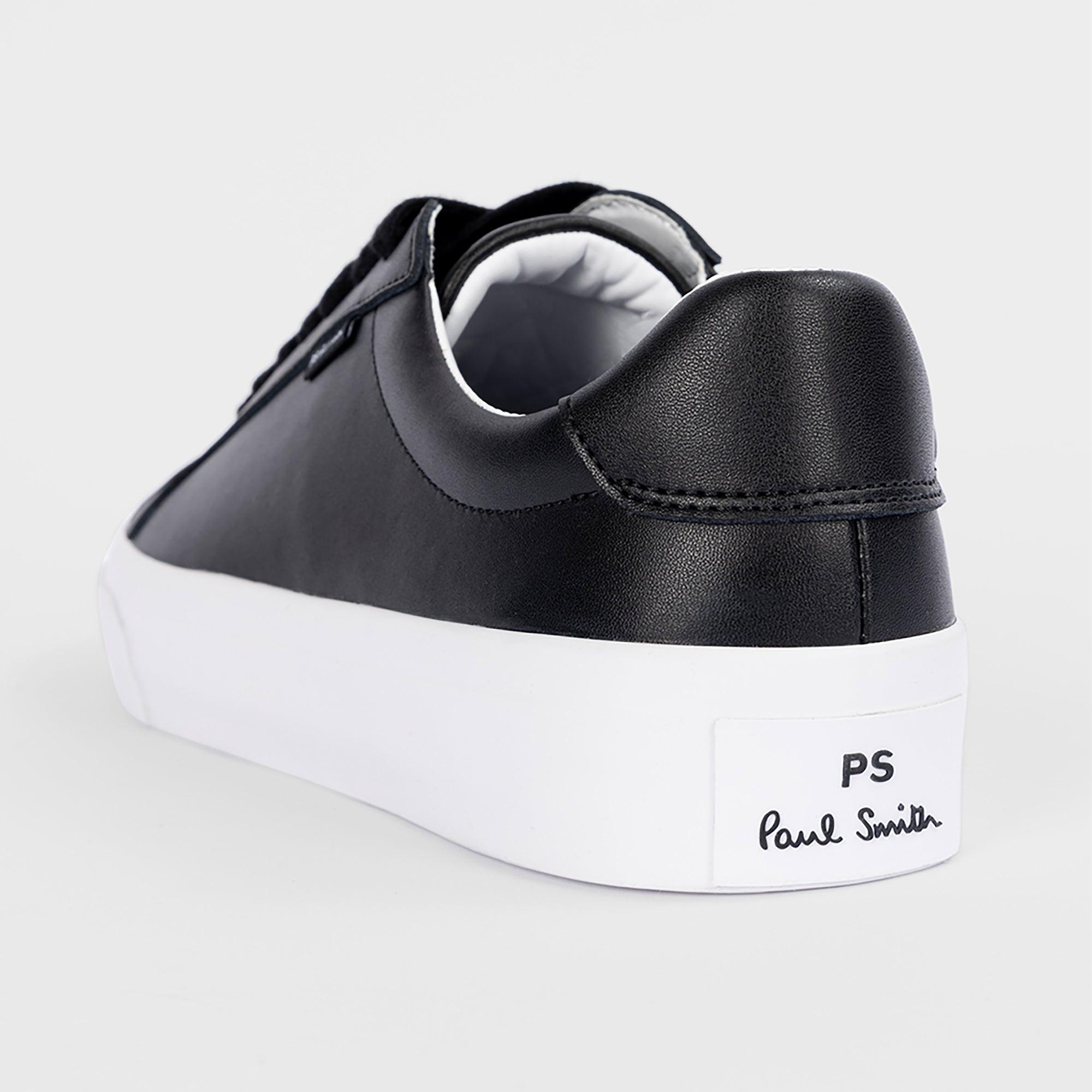 Product image 3 of 5 of PS By Paul Smith Men's Coated Leather Amos Trainers - Black