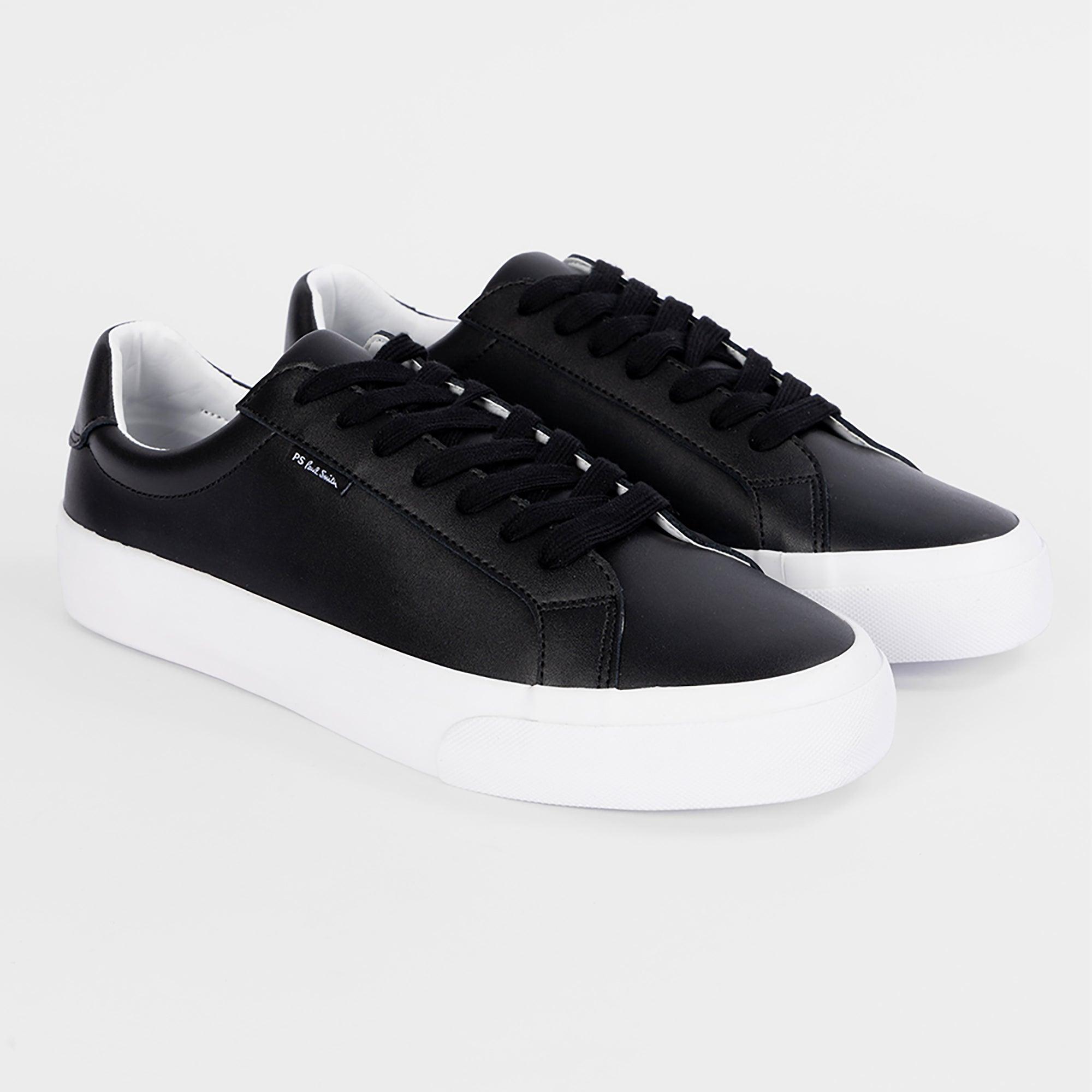 Product image 4 of 5 of PS By Paul Smith Men's Coated Leather Amos Trainers - Black