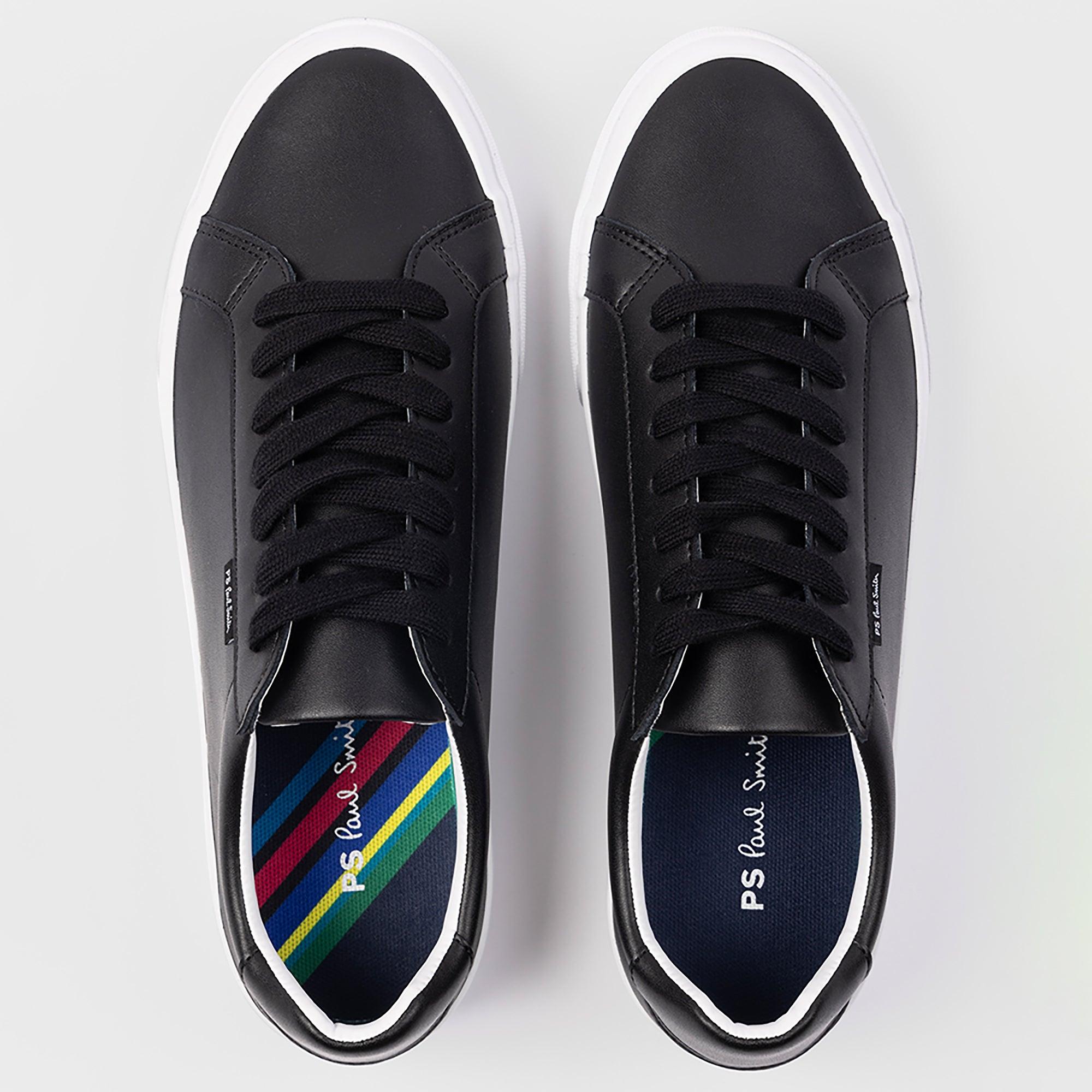Product image 5 of 5 of PS By Paul Smith Men's Coated Leather Amos Trainers - Black