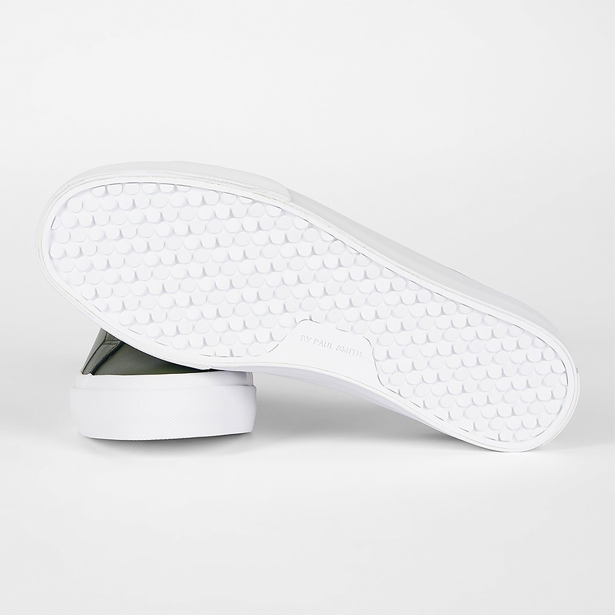 Product image 2 of 5 of PS By Paul Smith Men's Coated Leather Amos Trainers - Khaki