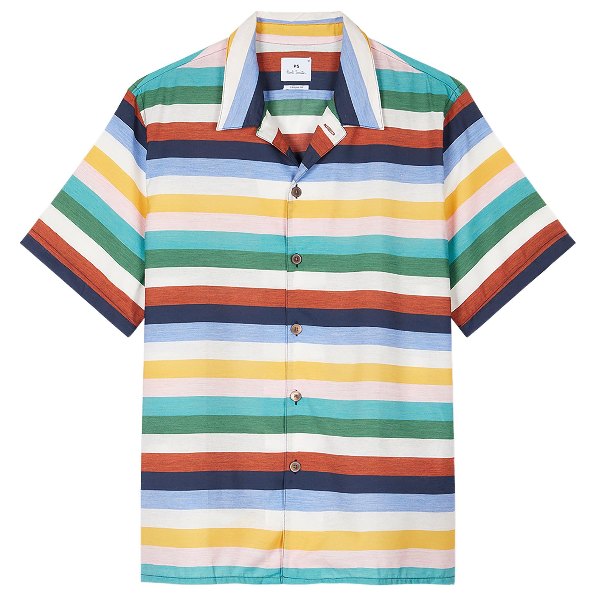 Product image 1 of 3 of PS By Paul Smith Men's Casual Fit Stripe Shirt - Multicolour
