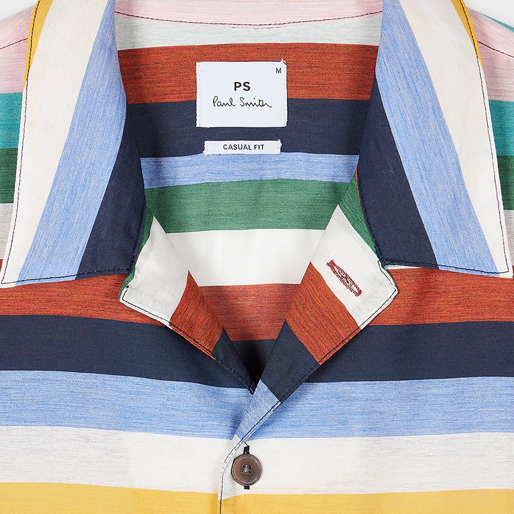 Product image 2 of 3 of PS By Paul Smith Men's Casual Fit Stripe Shirt - Multicolour