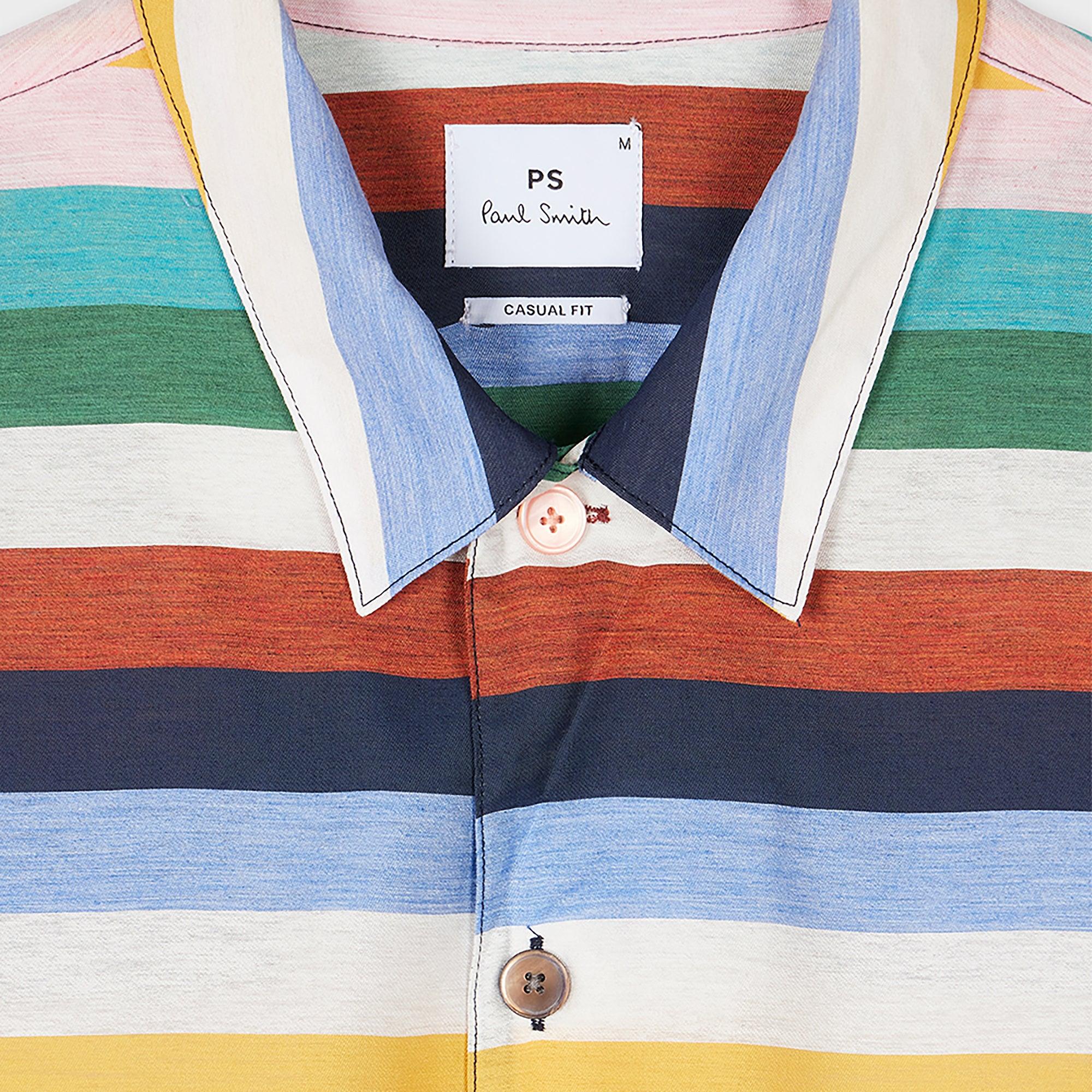 Product image 3 of 3 of PS By Paul Smith Men's Casual Fit Stripe Shirt - Multicolour