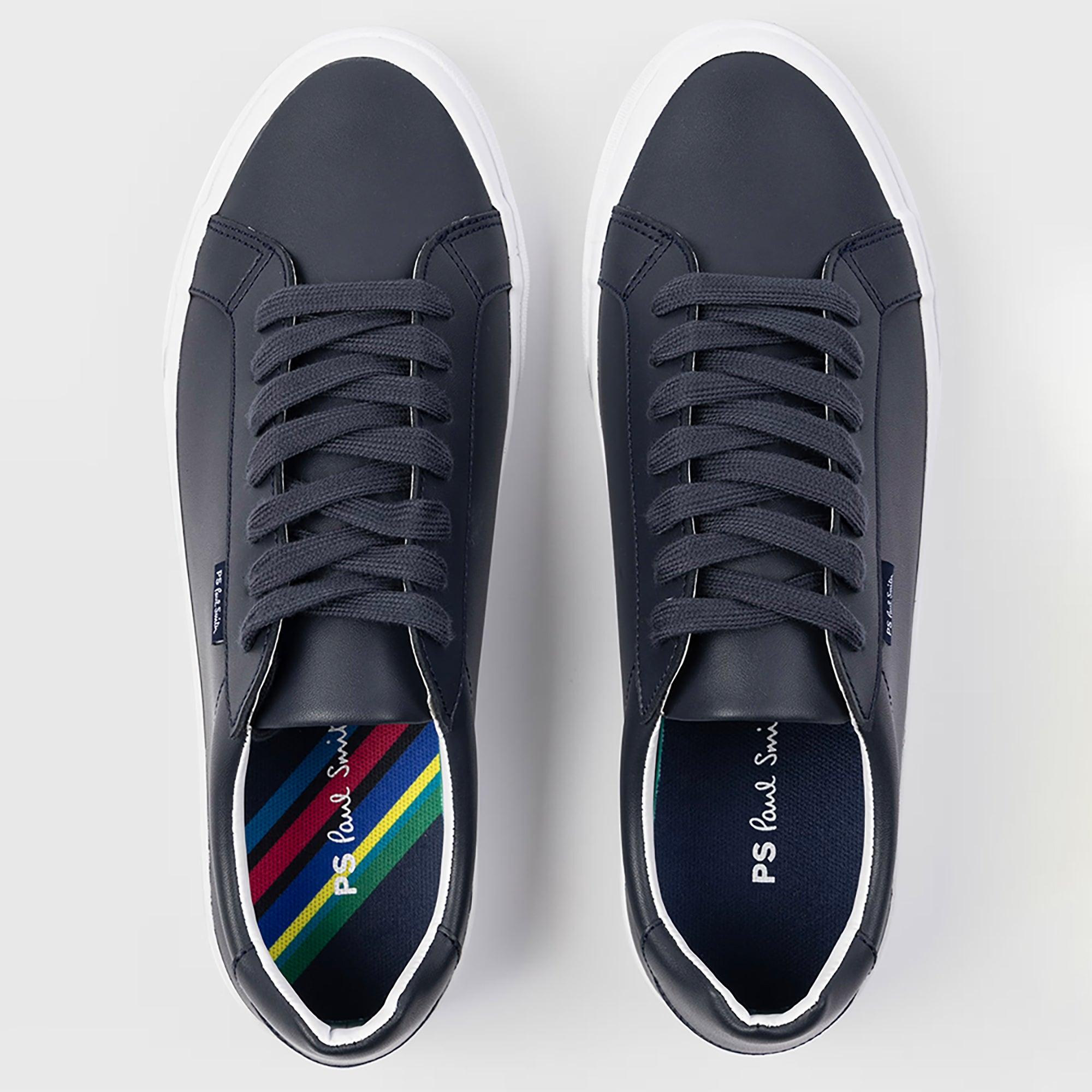 Product image 5 of 5 of PS By Paul Smith Men's Coated Leather Amos Trainers - Dark Navy