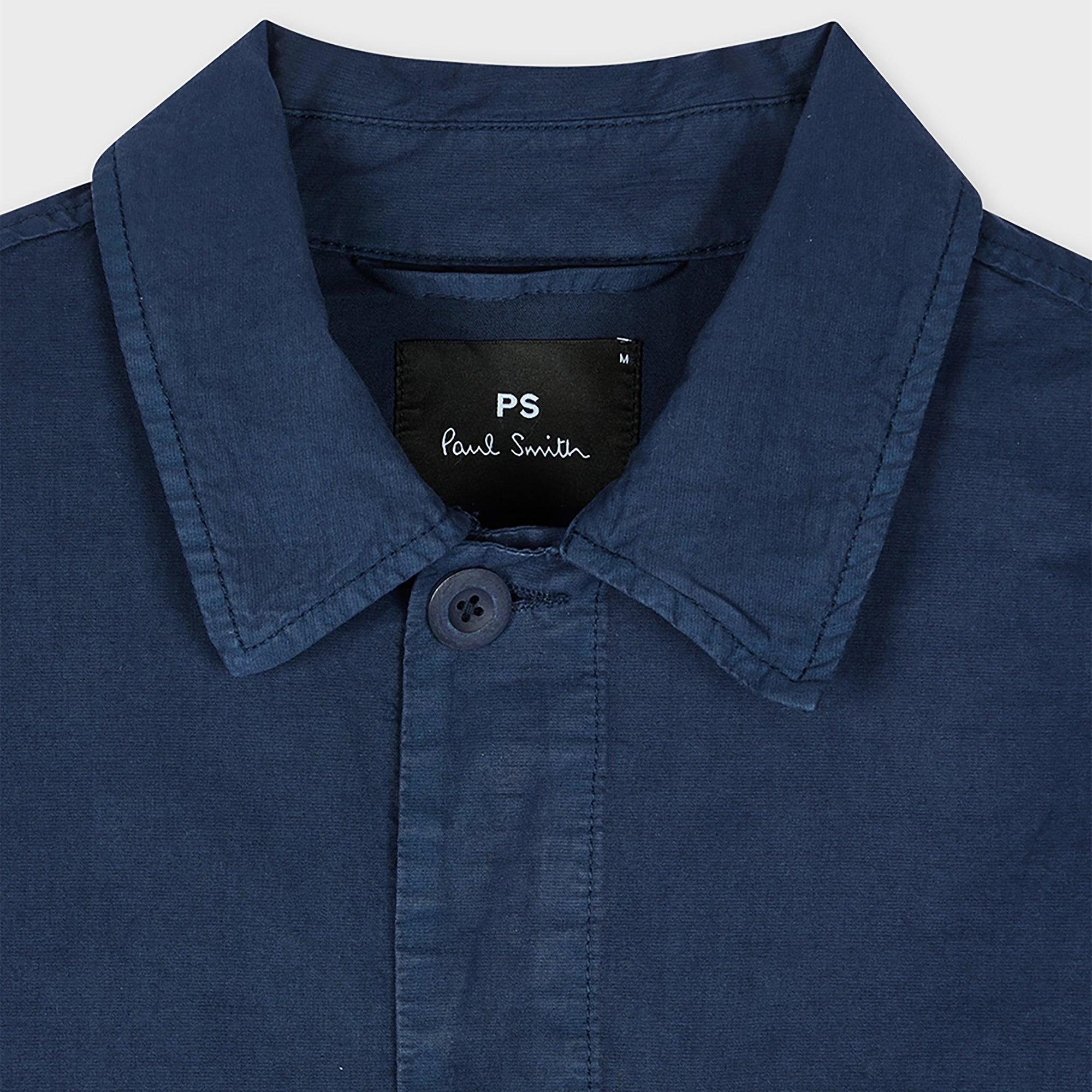 Product image 2 of 4 of PS By Paul Smith Men's Cotton-Linen Work Jacket - Navy