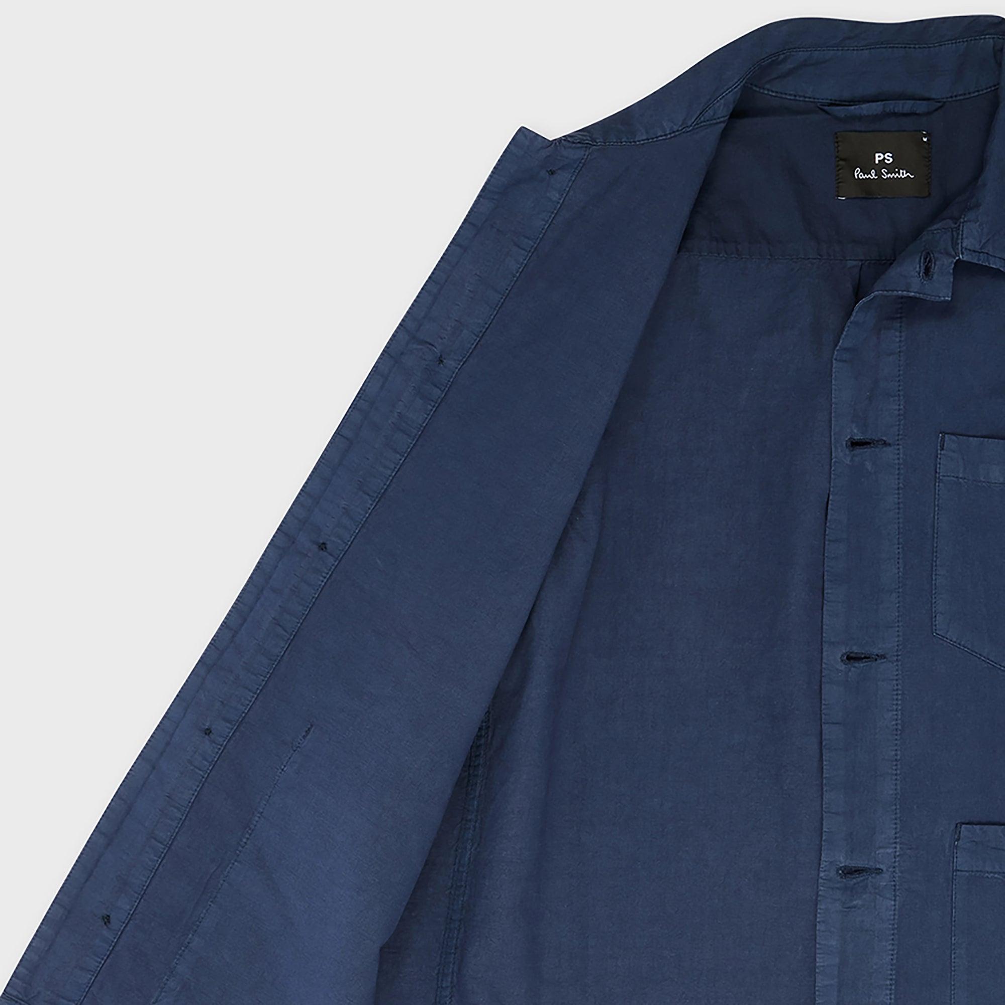 Product image 4 of 4 of PS By Paul Smith Men's Cotton-Linen Work Jacket - Navy