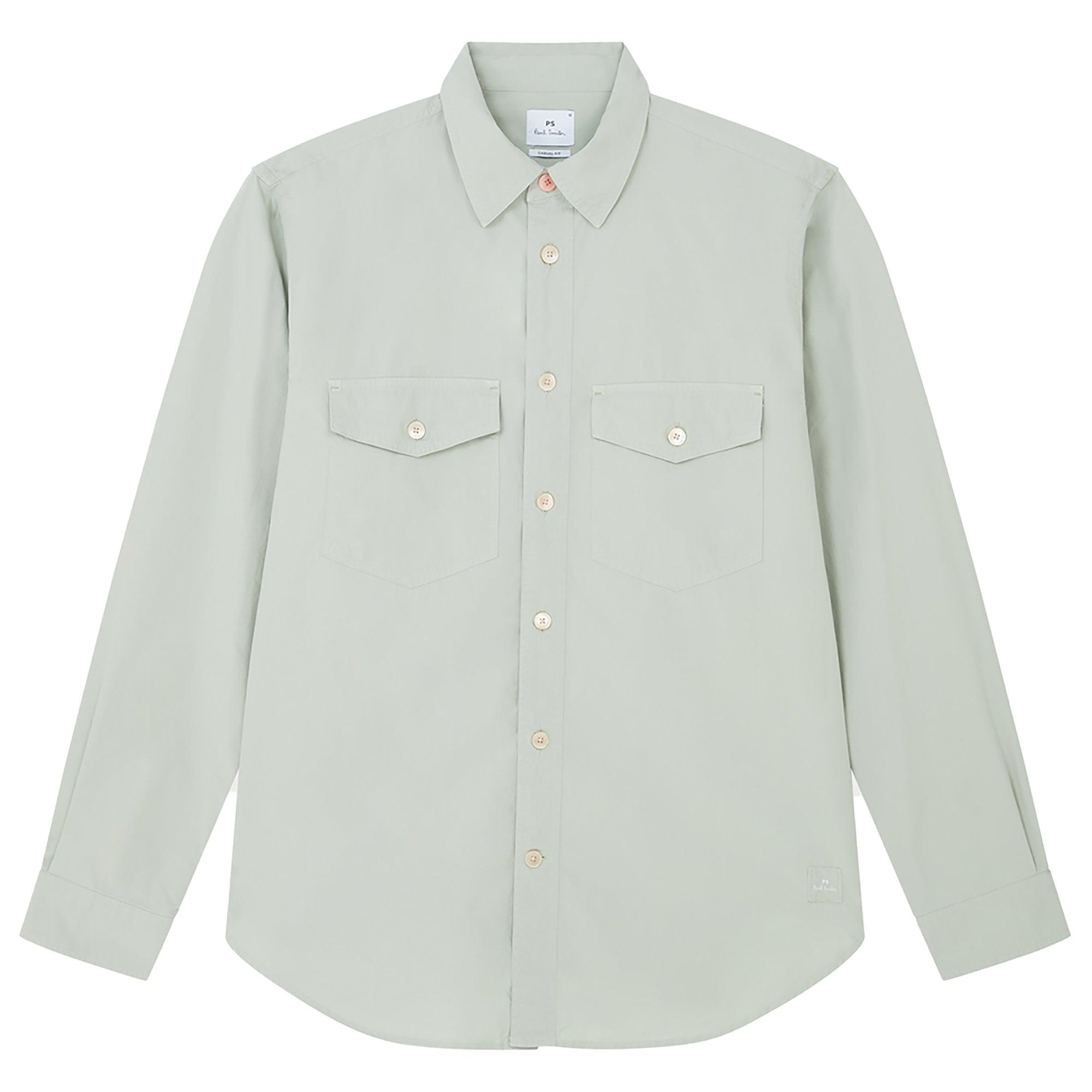 Product image 1 of 4 of PS By Paul Smith Men's Cotton-Poplin Overshirt - Green