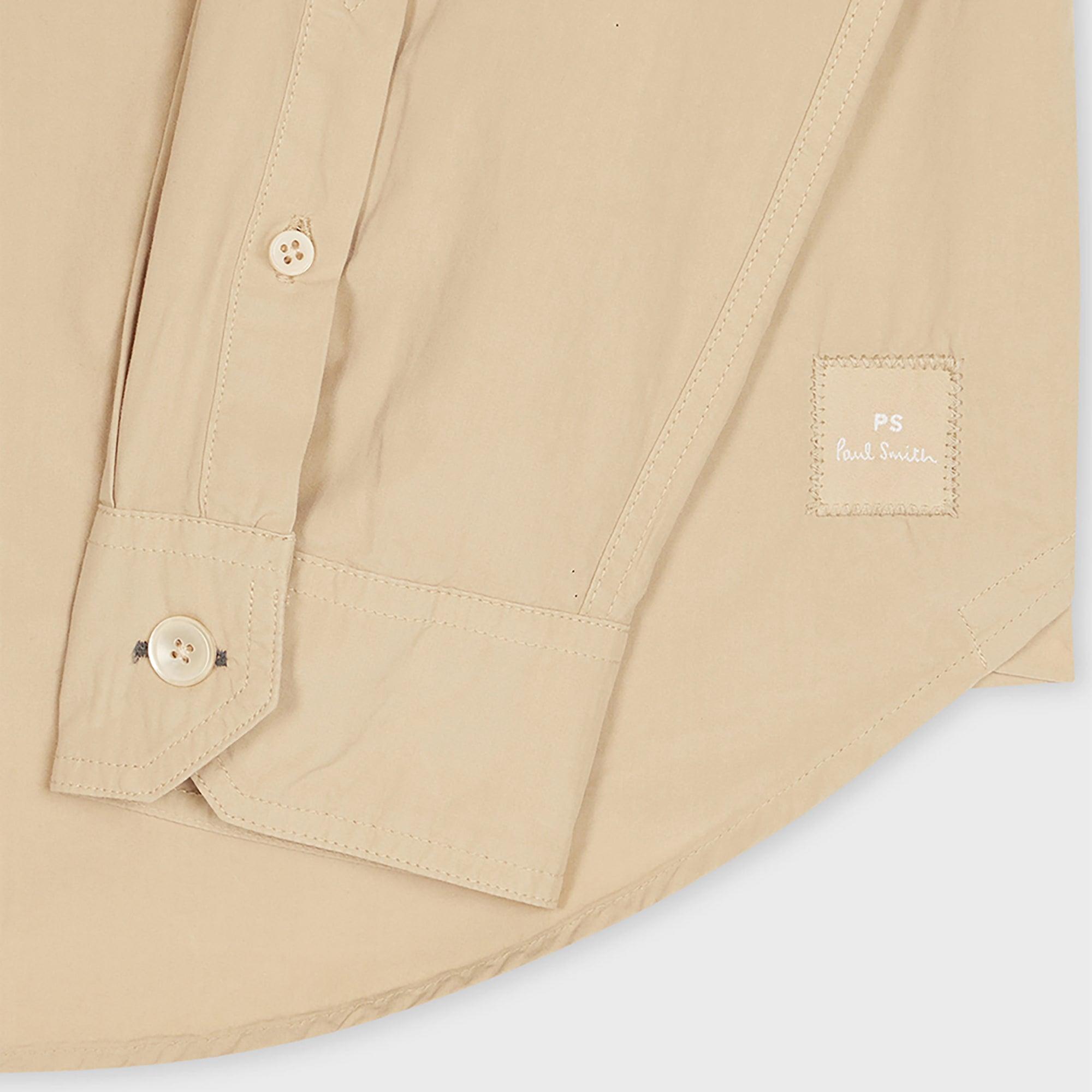 Product image 2 of 2 of PS By Paul Smith Men's Cotton-Poplin Overshirt - Light Tan
