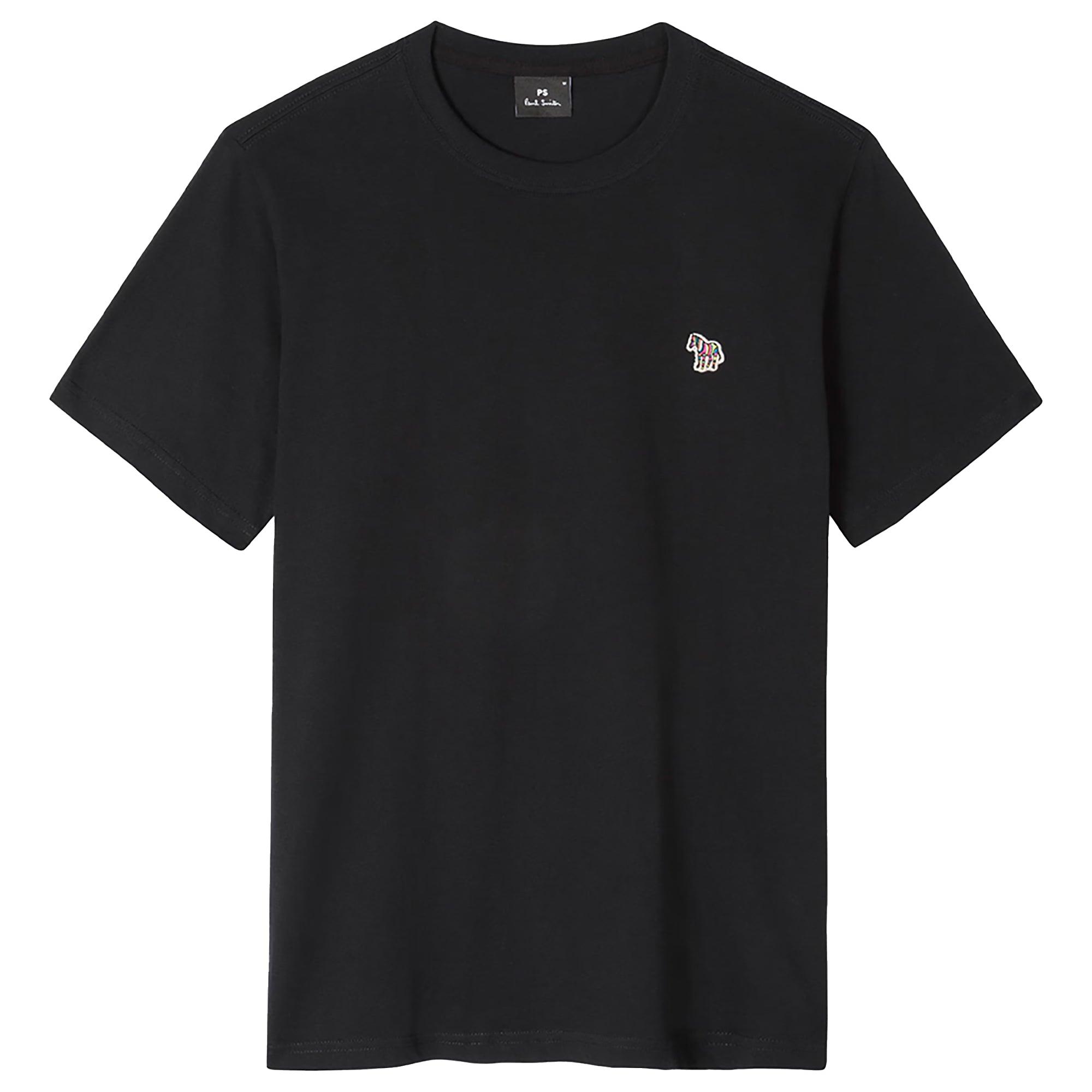 Product image 1 of 2 of PS By Paul Smith Men's Cotton Zebra Logo T-Shirt - Black