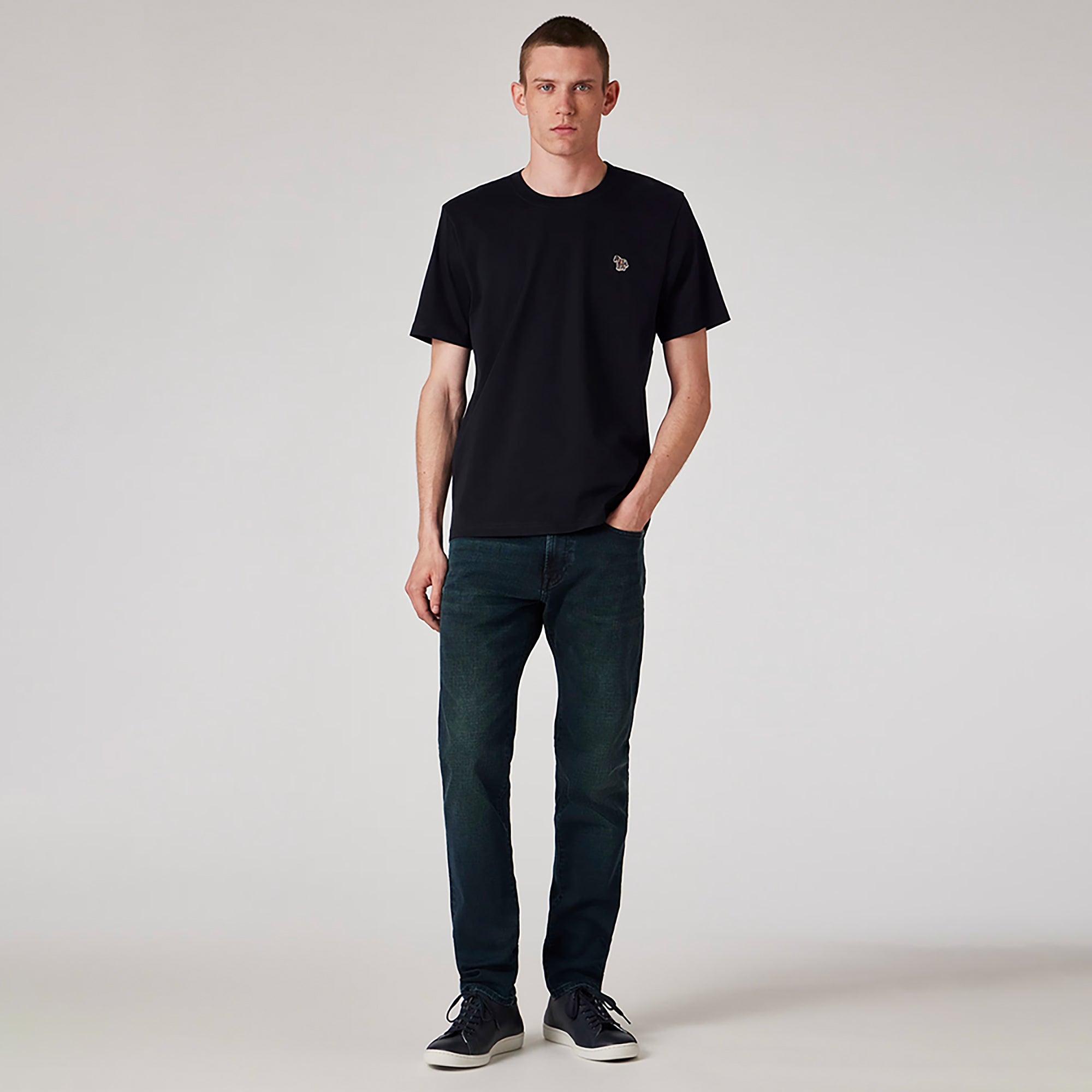 Product image 4 of 6 of PS By Paul Smith Men's Cotton Zebra Logo T-Shirt - Navy