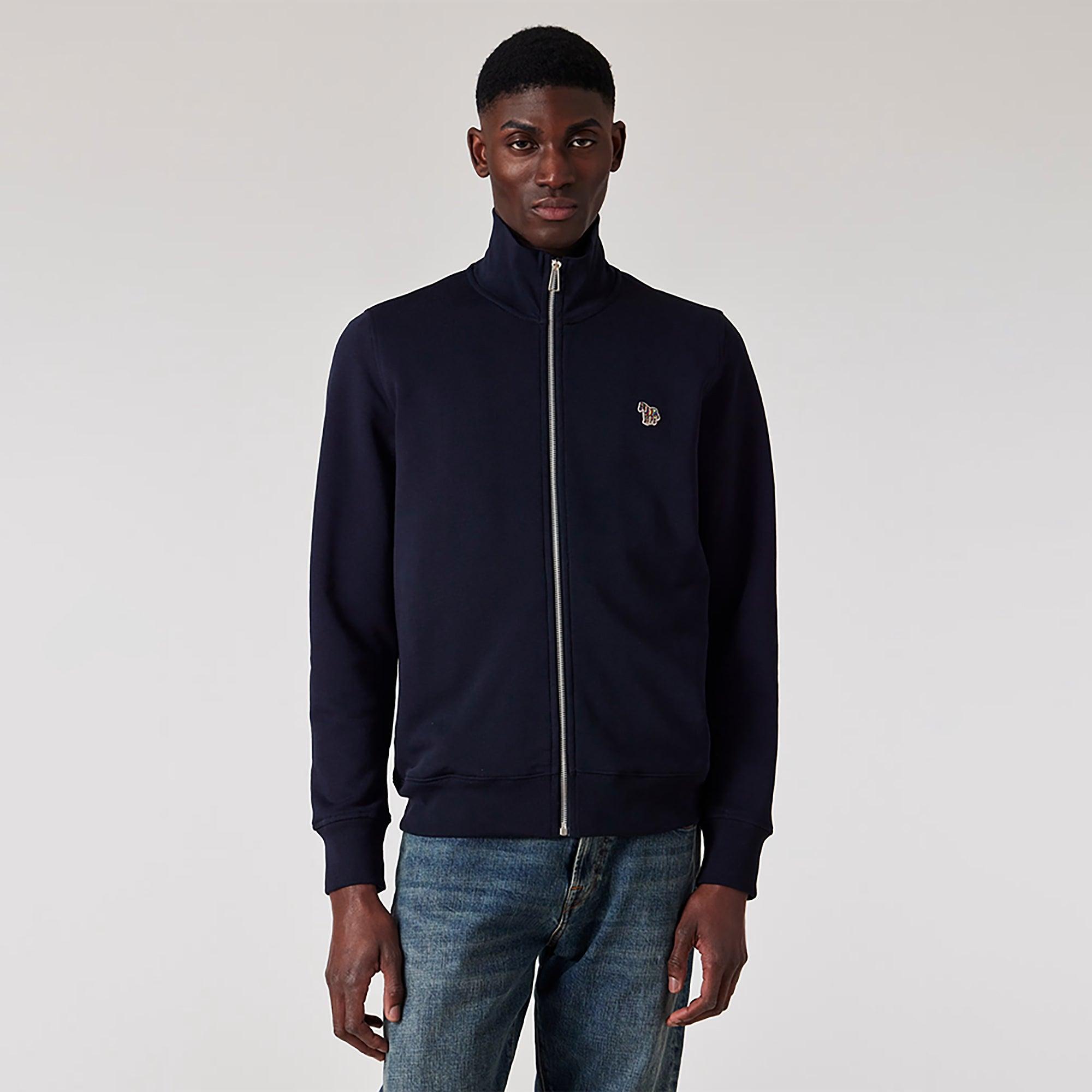 Product image 2 of 7 of PS By Paul Smith Men's Cotton Zebra Logo Zip Sweatshirt - Navy