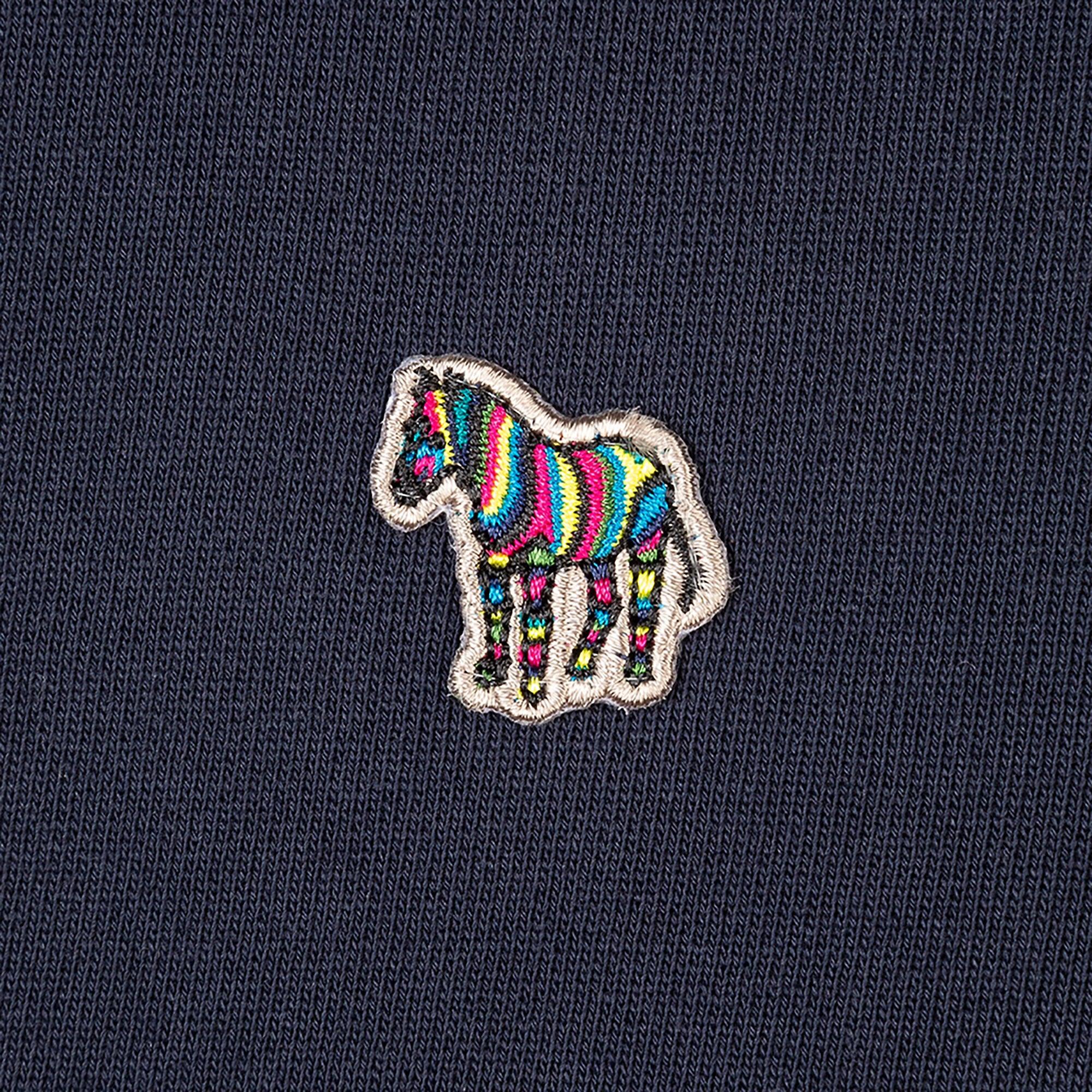 Product image 5 of 7 of PS By Paul Smith Men's Cotton Zebra Logo Zip Sweatshirt - Navy