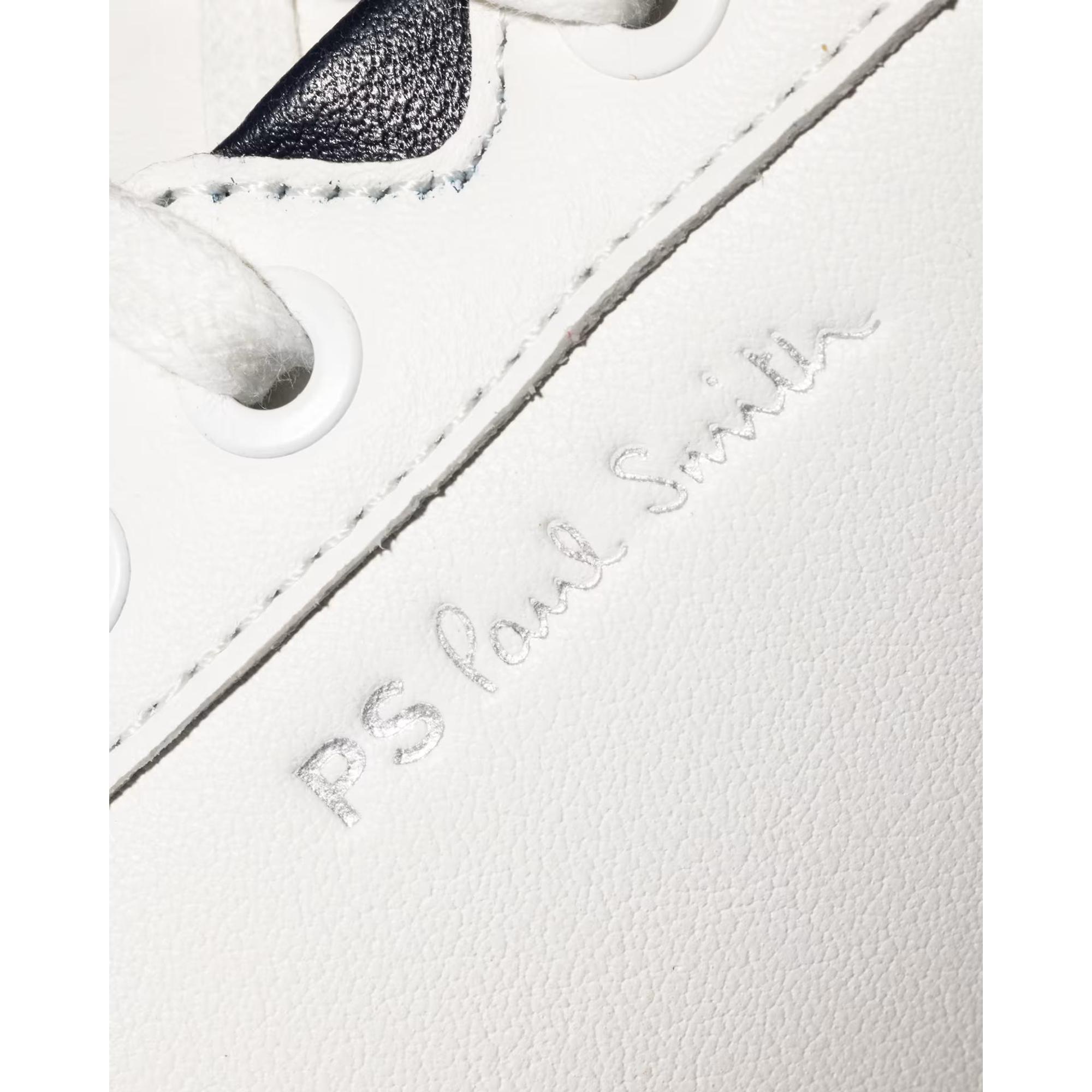 Product image 4 of 6 of PS By Paul Smith Men's Leather Albany Zebra Trainers - White