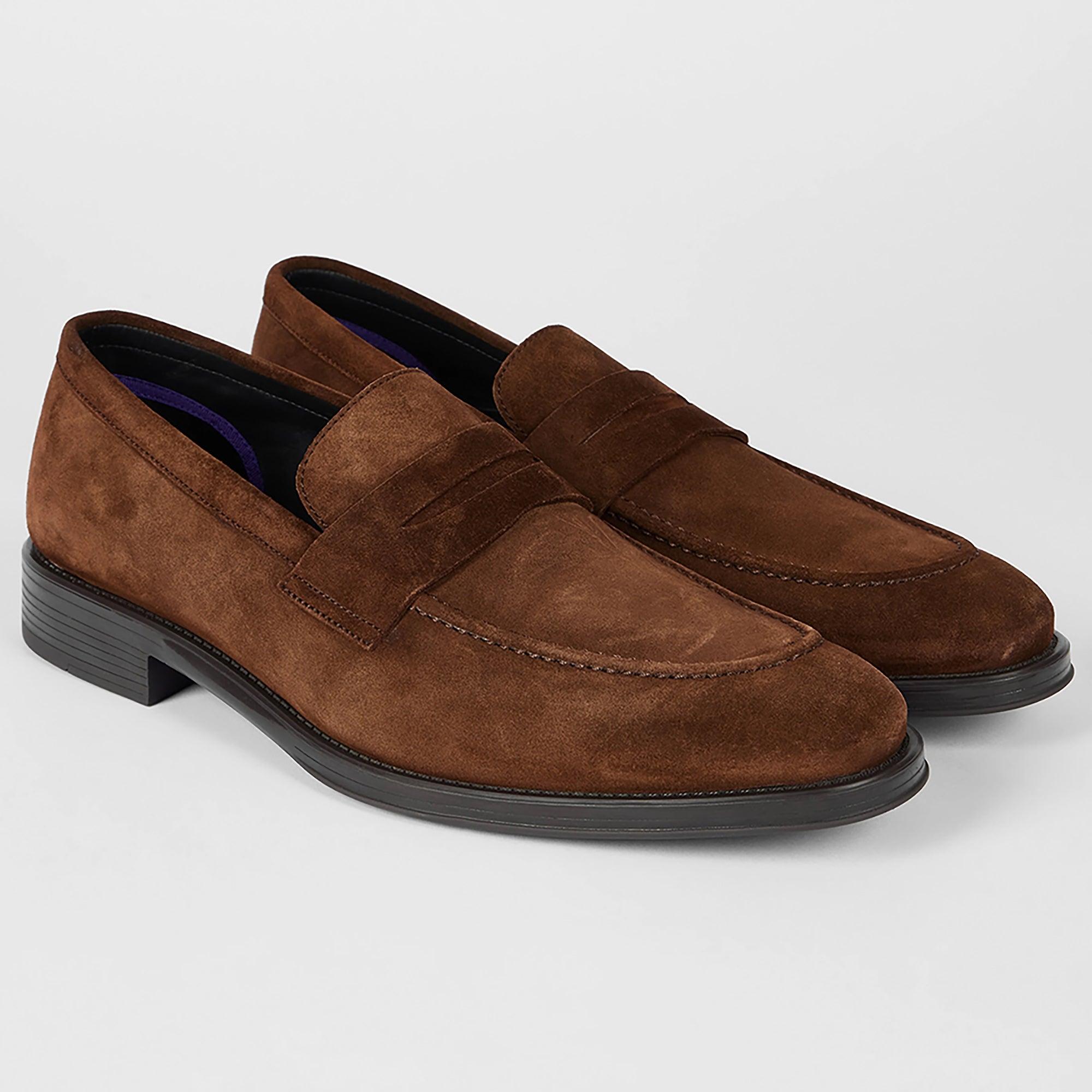 Product image 2 of 5 of PS By Paul Smith Men's Suede 'Pierce' Loafers - Brown