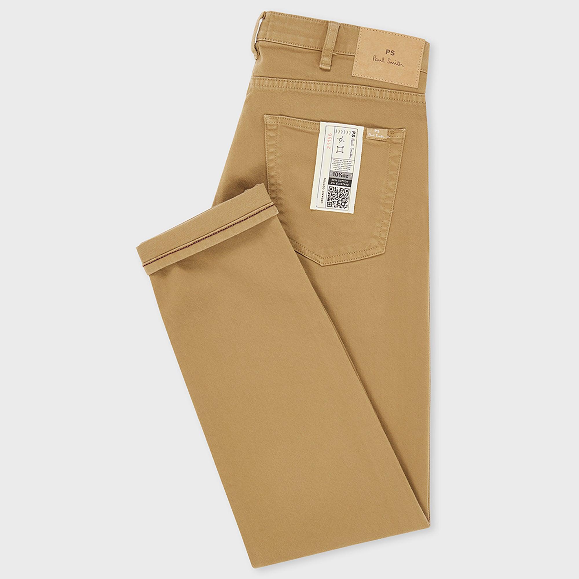 Product image 5 of 8 of PS By Paul Smith Men's Tapered Fit Jeans - Brown