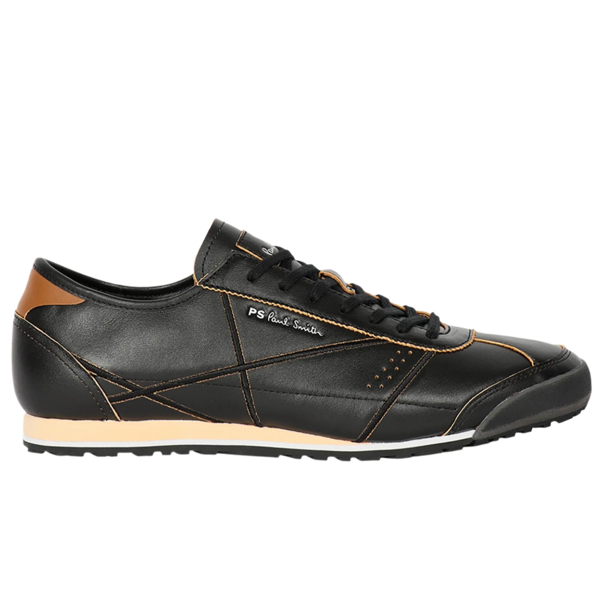 Product image 1 of 5 of PS By Paul Smith Men's 'Mestre' Leather Trainers - Black
