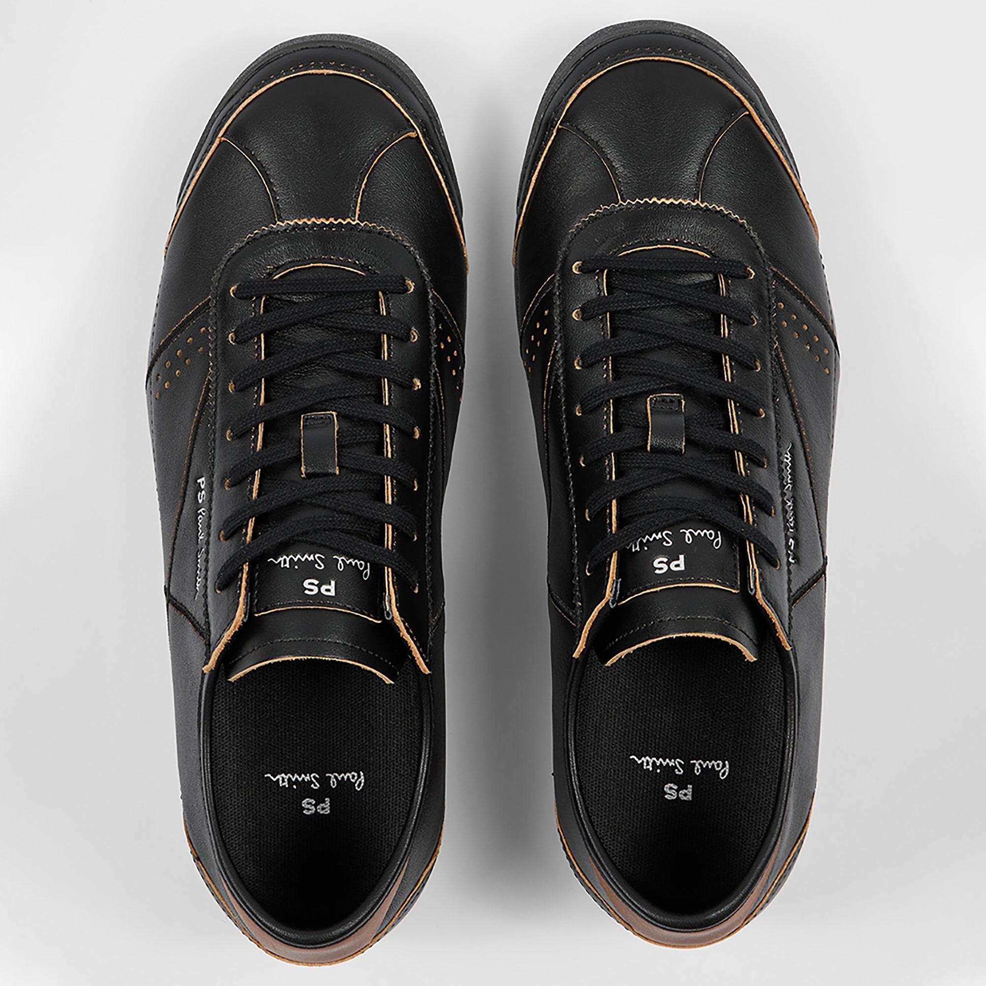 Product image 3 of 5 of PS By Paul Smith Men's 'Mestre' Leather Trainers - Black