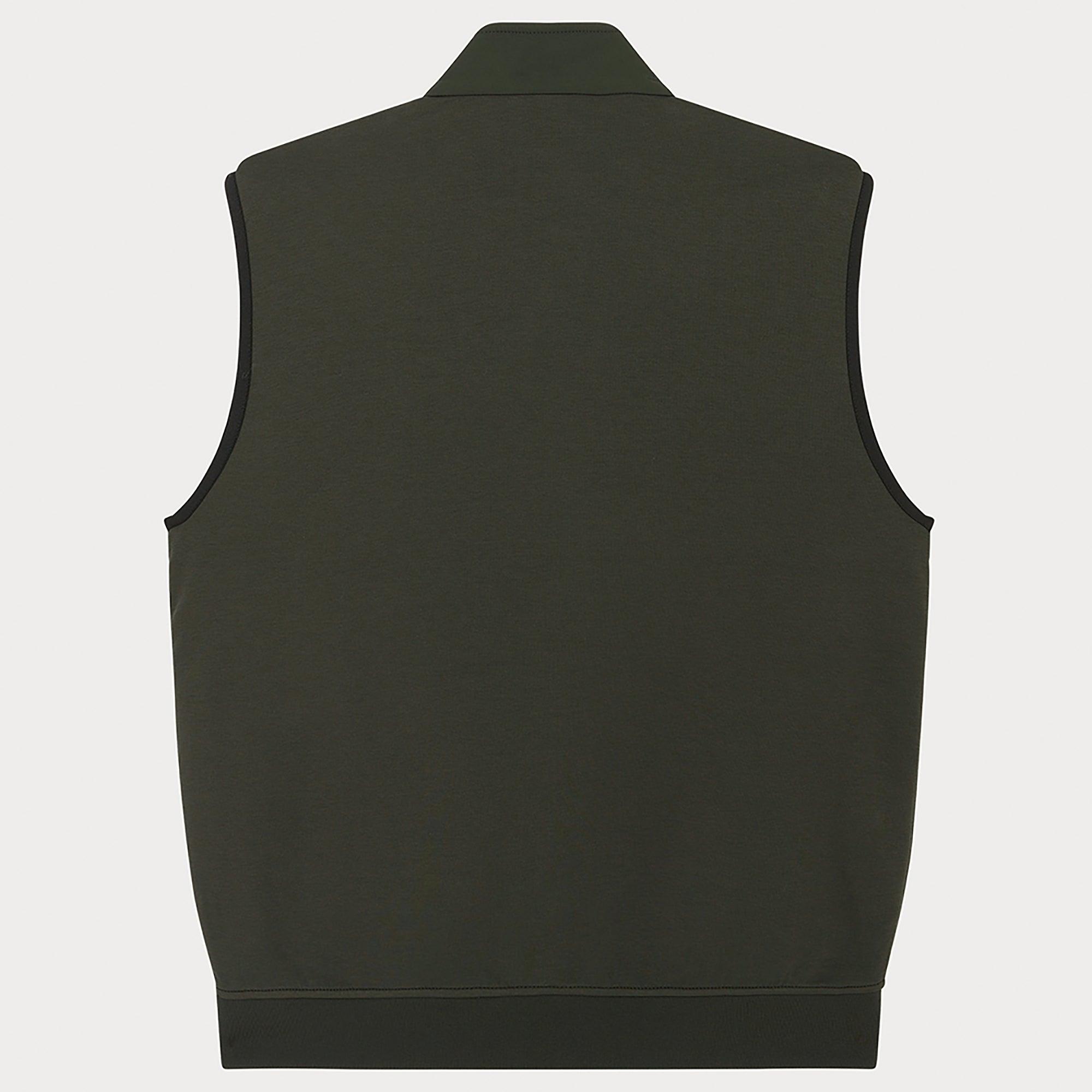 Product image 2 of 4 of PS By Paul Smith Men's 'Sports Stripe' Mixed Media Gilet - Green