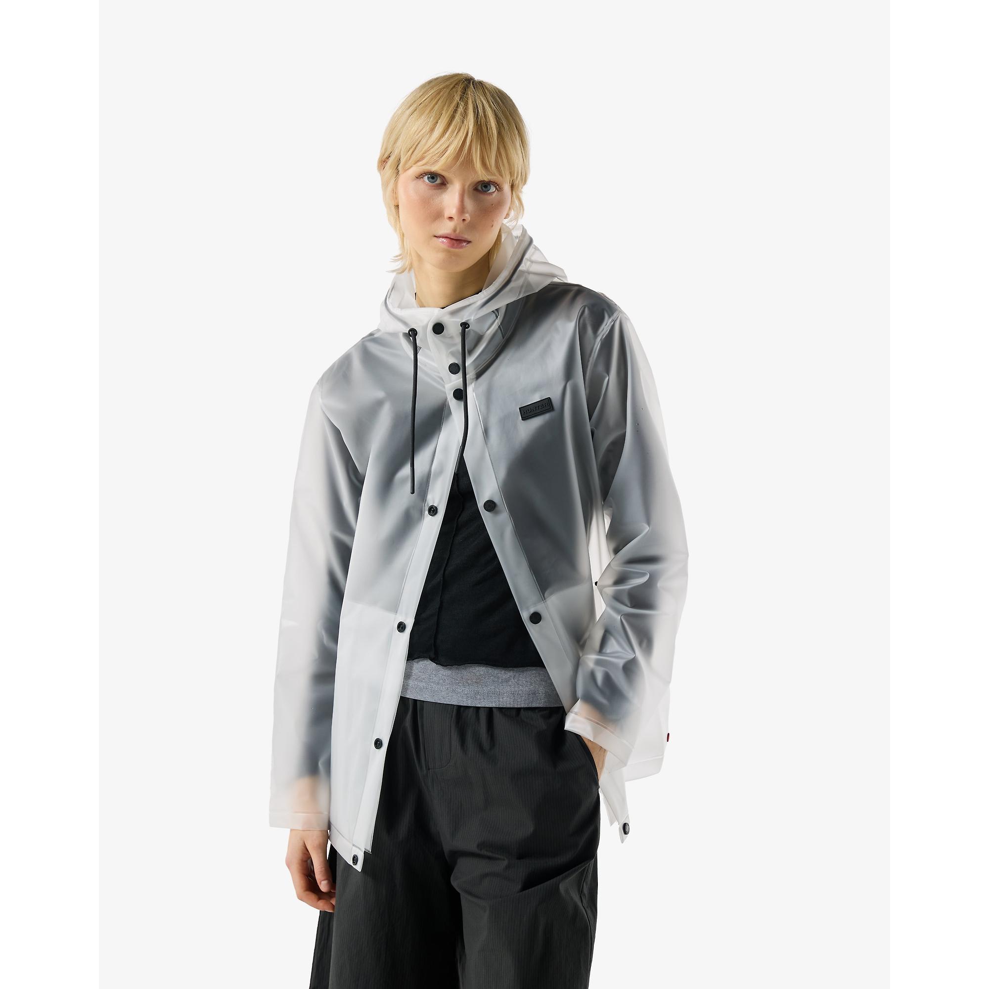 Product image 4 of 15 of Hunter Unisex Downpour Izzy Pu Hooded Jacket - Clear Matte