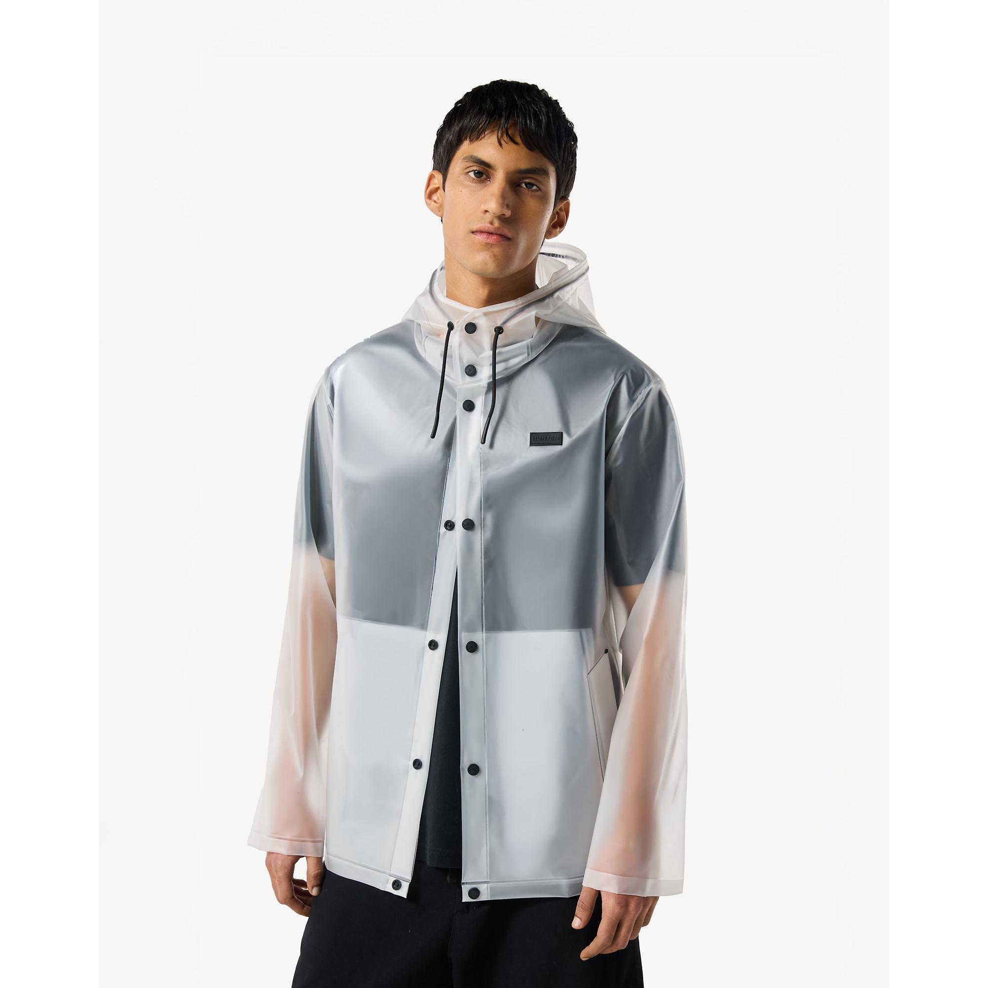 Product image 5 of 15 of Hunter Unisex Downpour Izzy Pu Hooded Jacket - Clear Matte