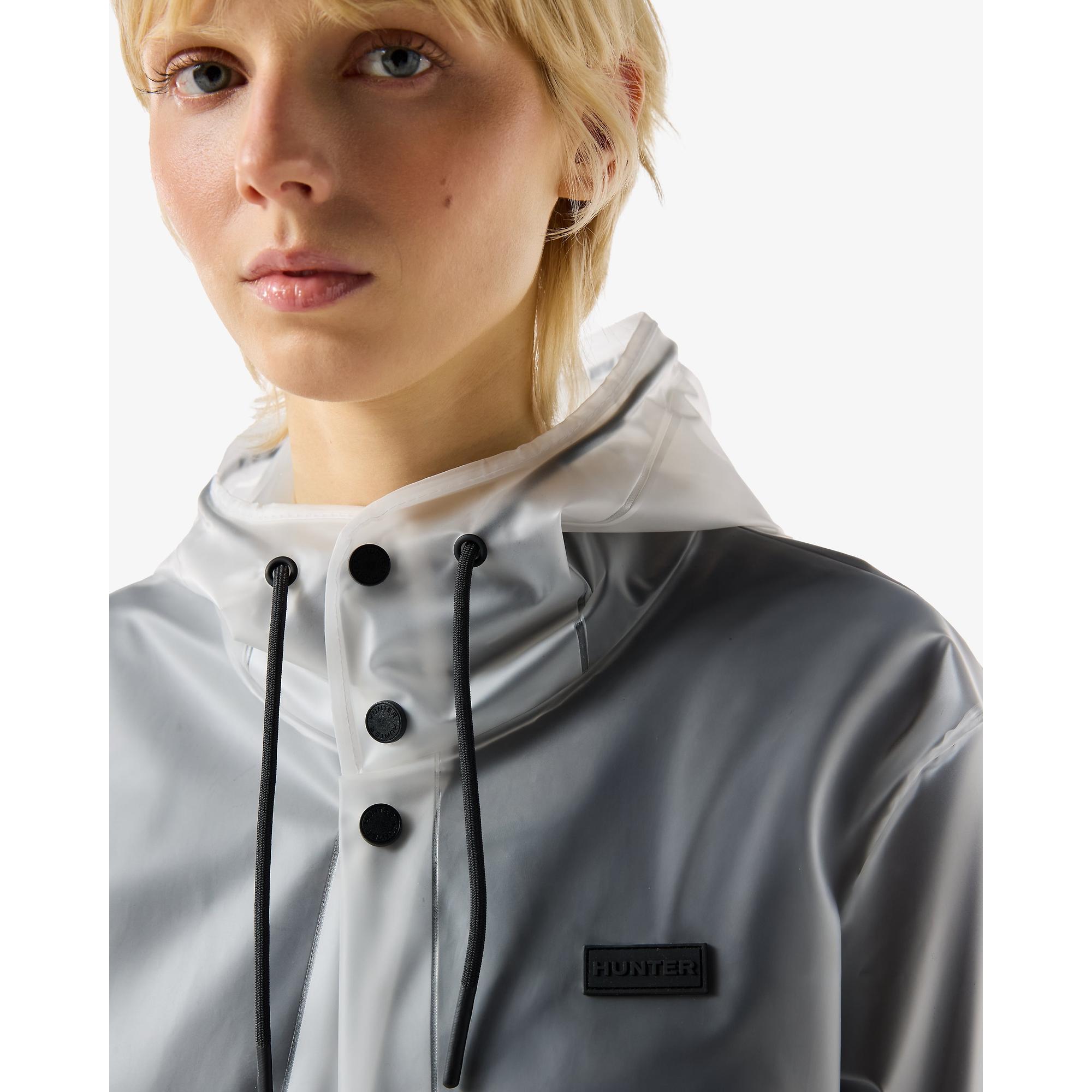 Product image 8 of 15 of Hunter Unisex Downpour Izzy Pu Hooded Jacket - Clear Matte