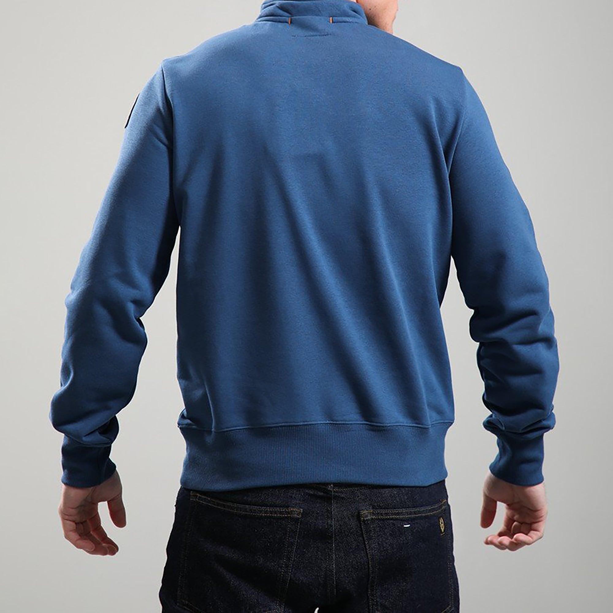 Product image 4 of 11 of Parajumpers Men's Broad Peak Half-Zip Fleece - True Blue