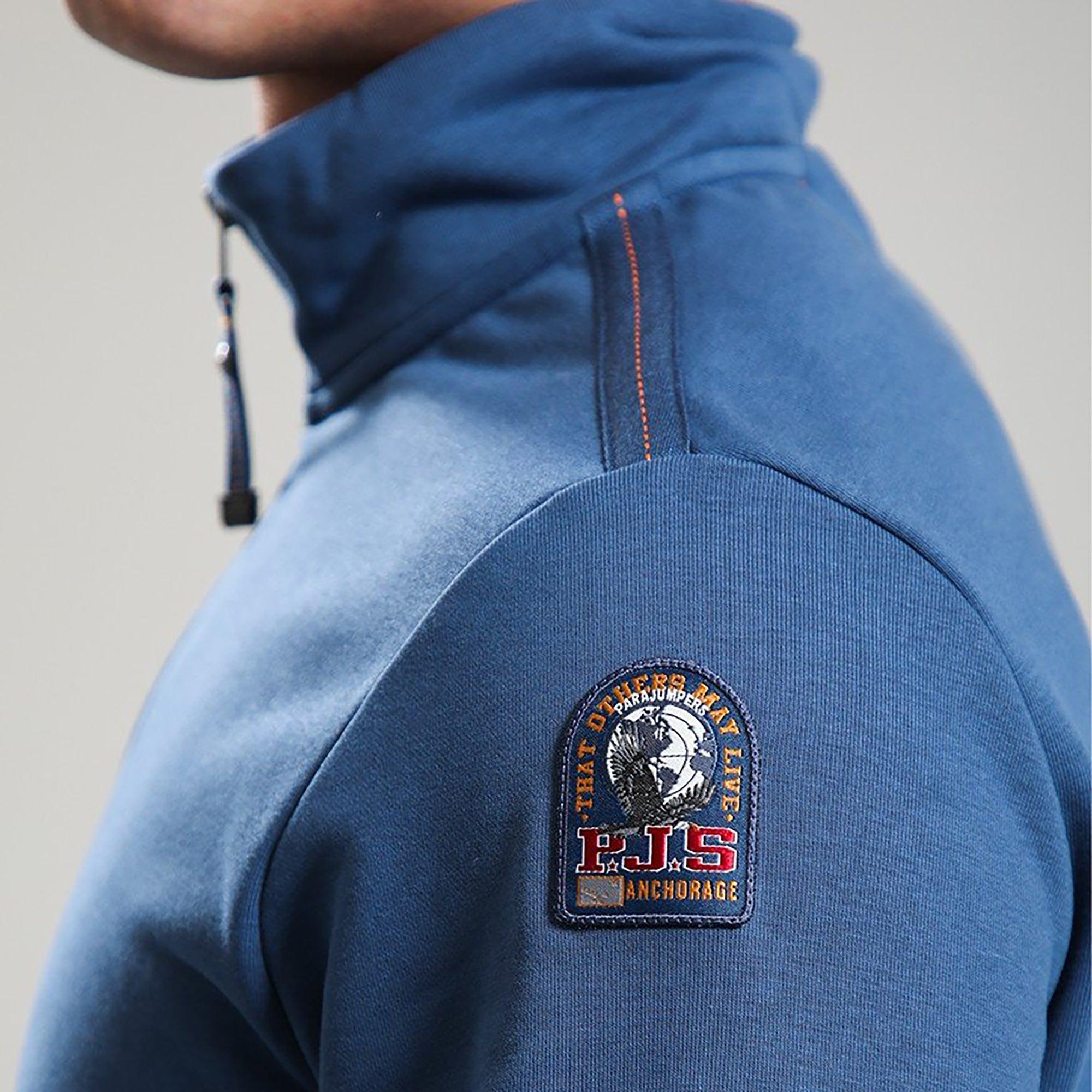 Product image 5 of 11 of Parajumpers Men's Broad Peak Half-Zip Fleece - True Blue