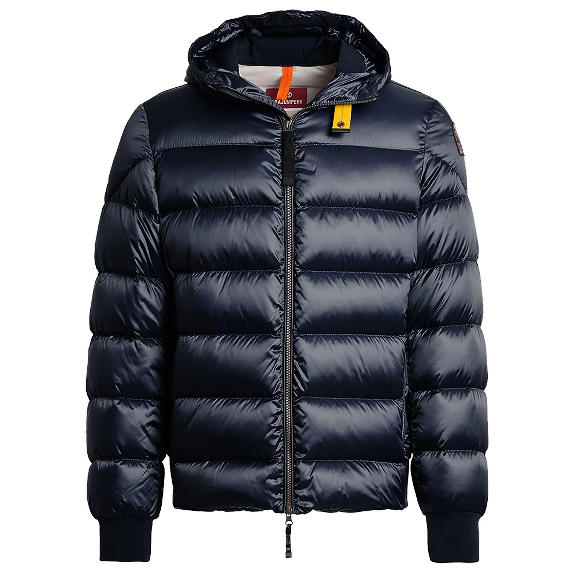 Product image 1 of 3 of Parajumpers Men's Pharrell Hooded Down Bomber Jacket - Blue Navy