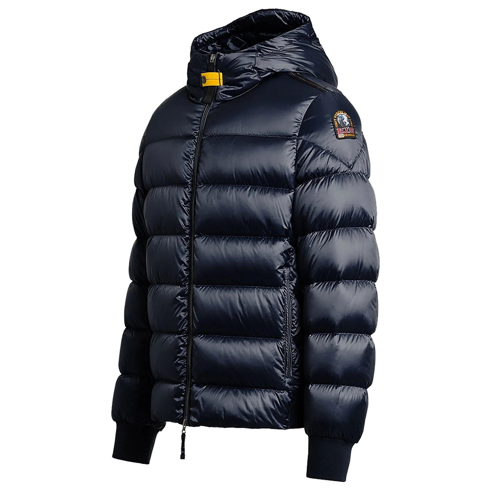 Product image 2 of 3 of Parajumpers Men's Pharrell Hooded Down Bomber Jacket - Blue Navy