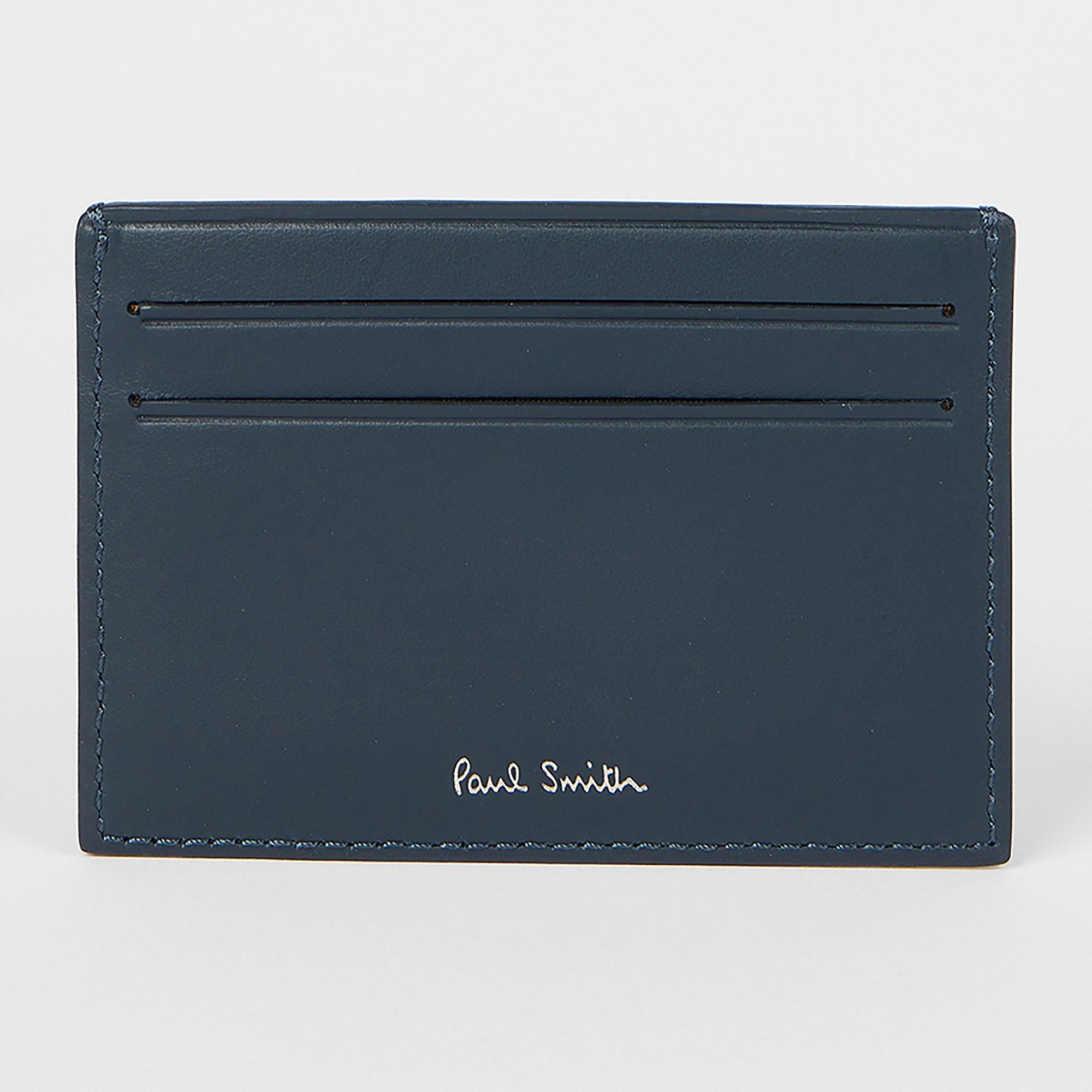 Product image 2 of 3 of Paul Smith Men's Card Holder Wallet - Blue