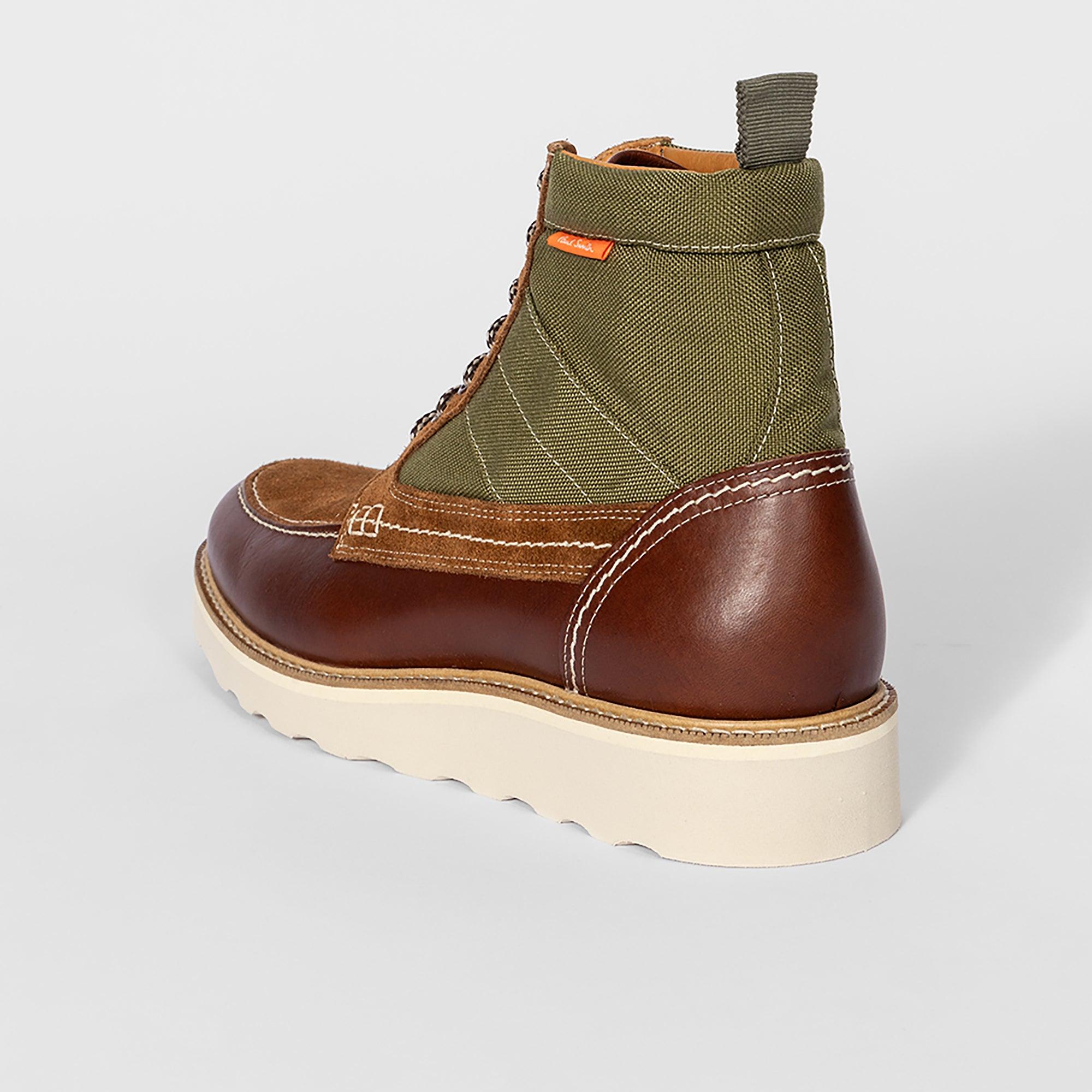 Product image 3 of 5 of Paul Smith Men's Curtis Leather Boots - Brown