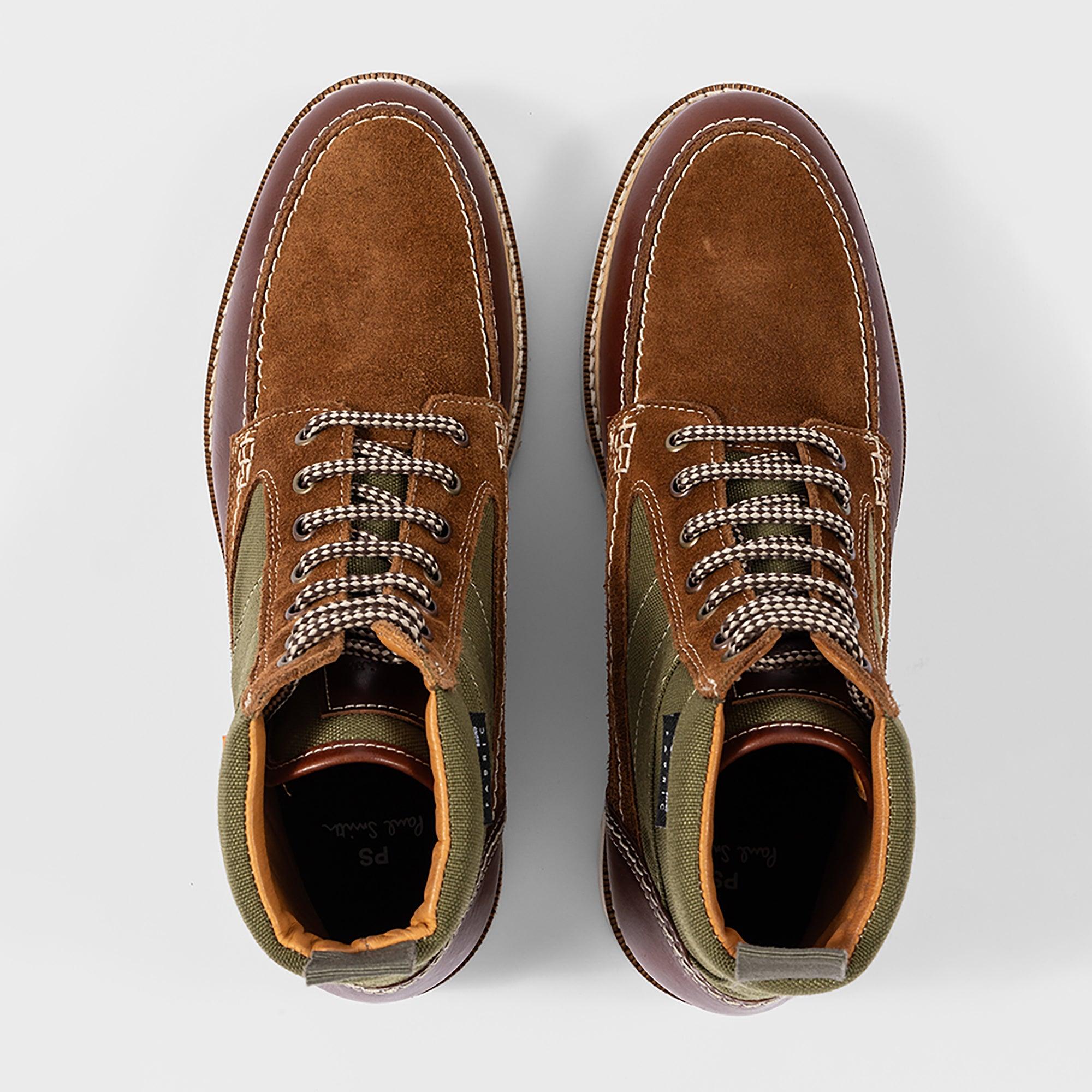Product image 4 of 5 of Paul Smith Men's Curtis Leather Boots - Brown