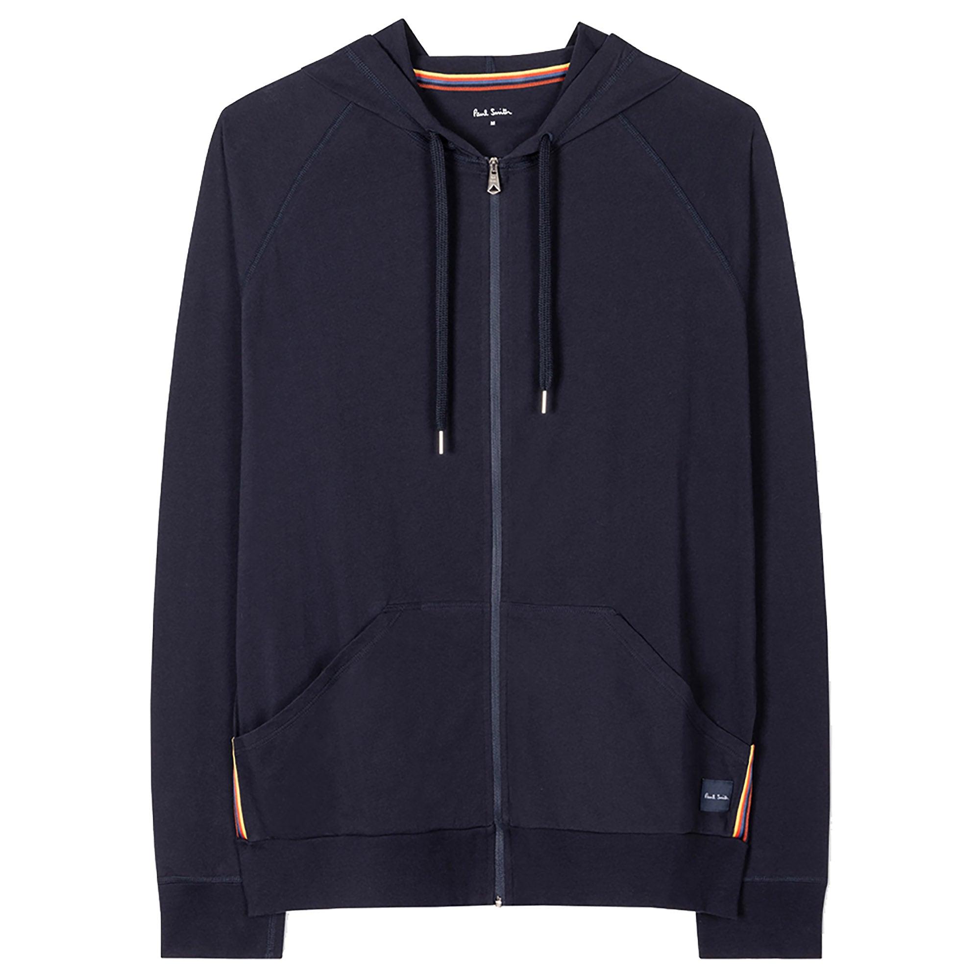 Product image 1 of 6 of Paul Smith Men's Jersey Cotton Zip Lounge Hoodie - Navy