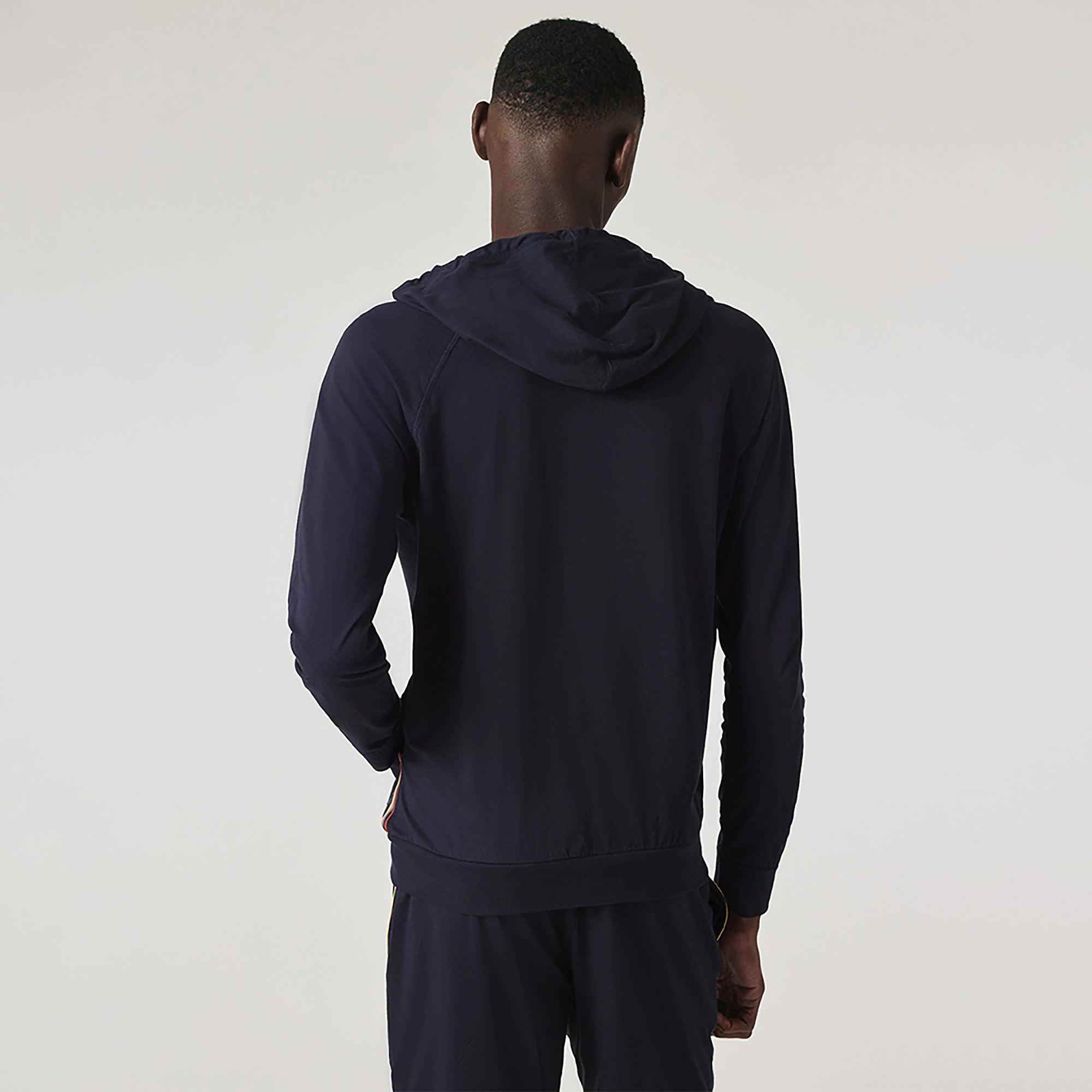 Product image 4 of 6 of Paul Smith Men's Jersey Cotton Zip Lounge Hoodie - Navy