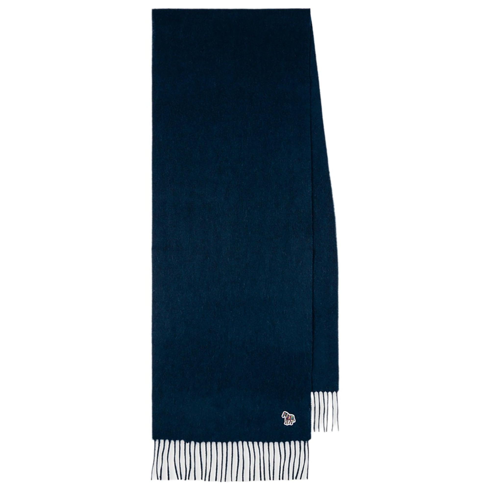 Product image 1 of 4 of Paul Smith Men's Lambswool Zebra Scarf - Navy