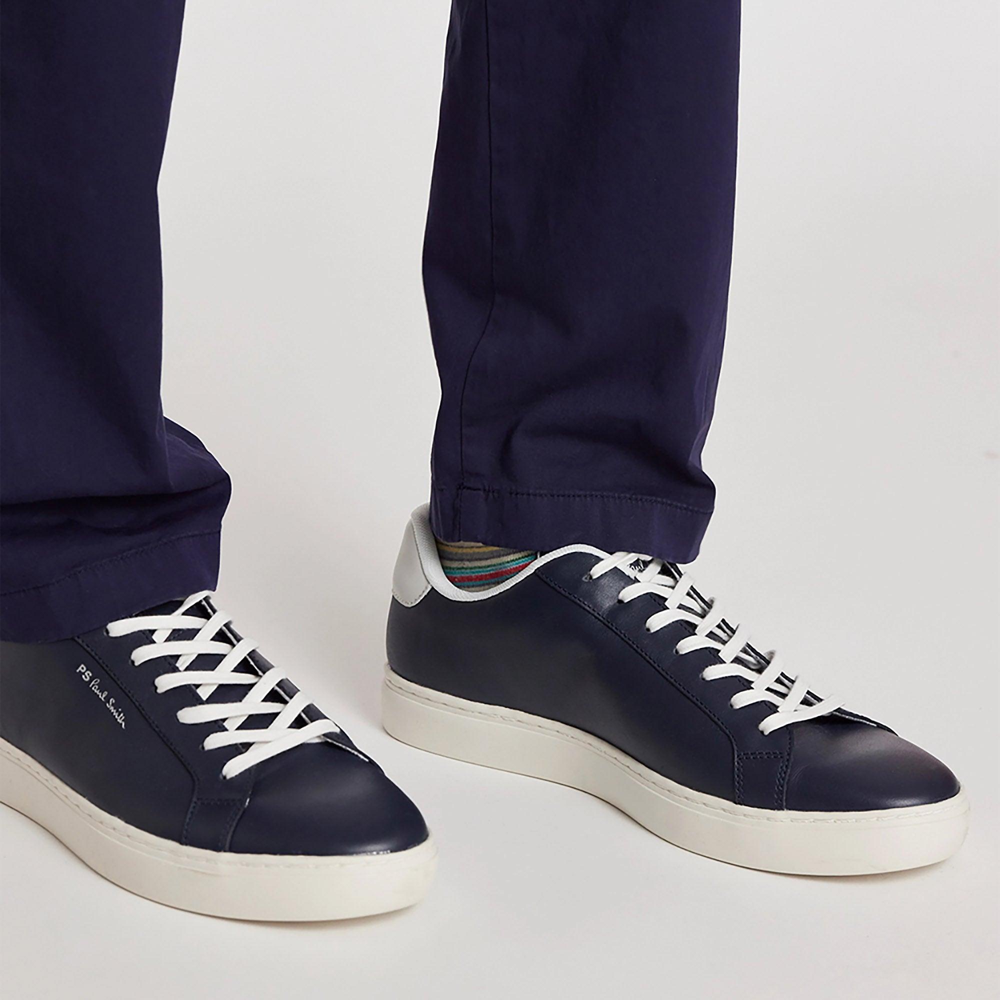 Product image 2 of 6 of Paul Smith Men's Leather Rex Trainers - Navy