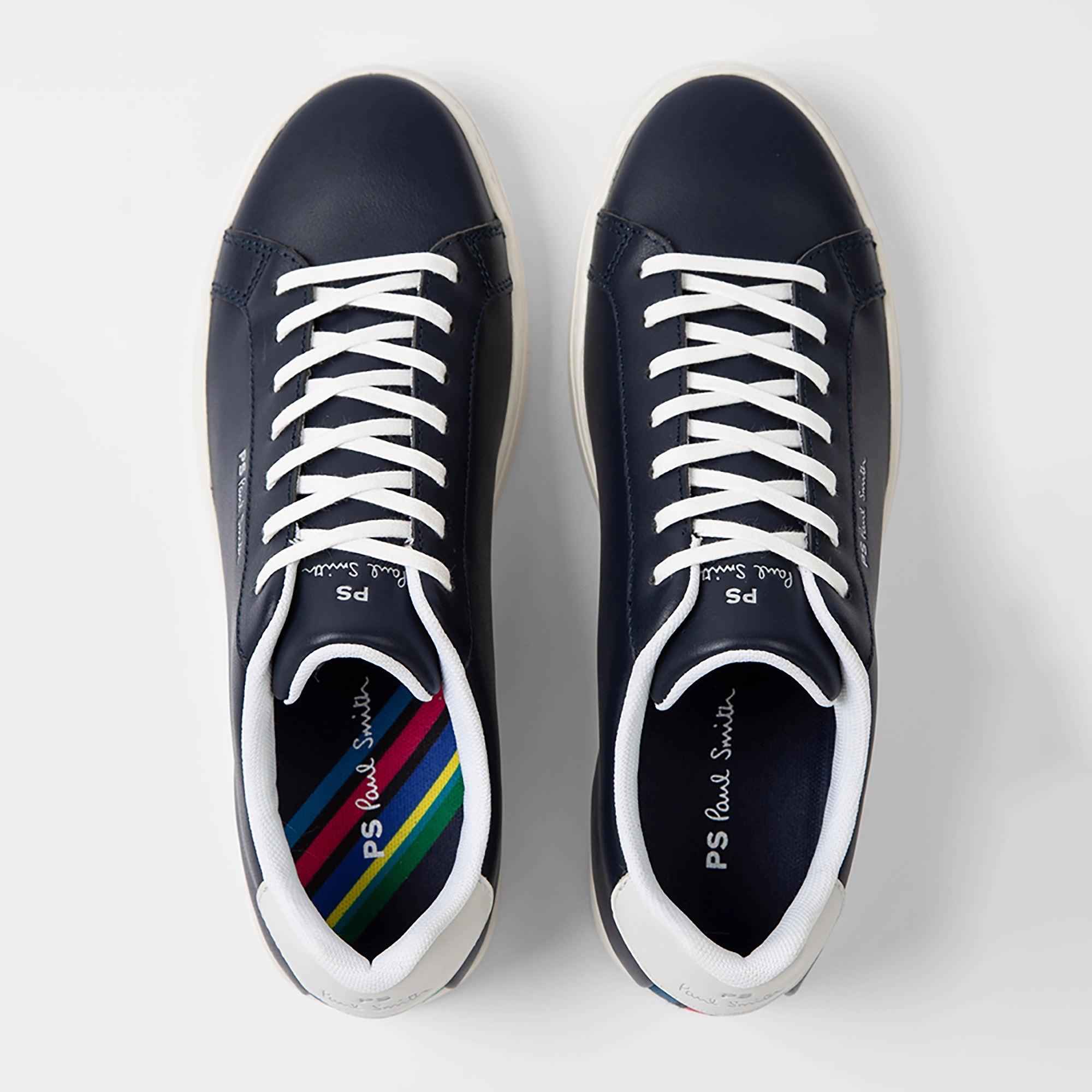 Product image 4 of 6 of Paul Smith Men's Leather Rex Trainers - Navy