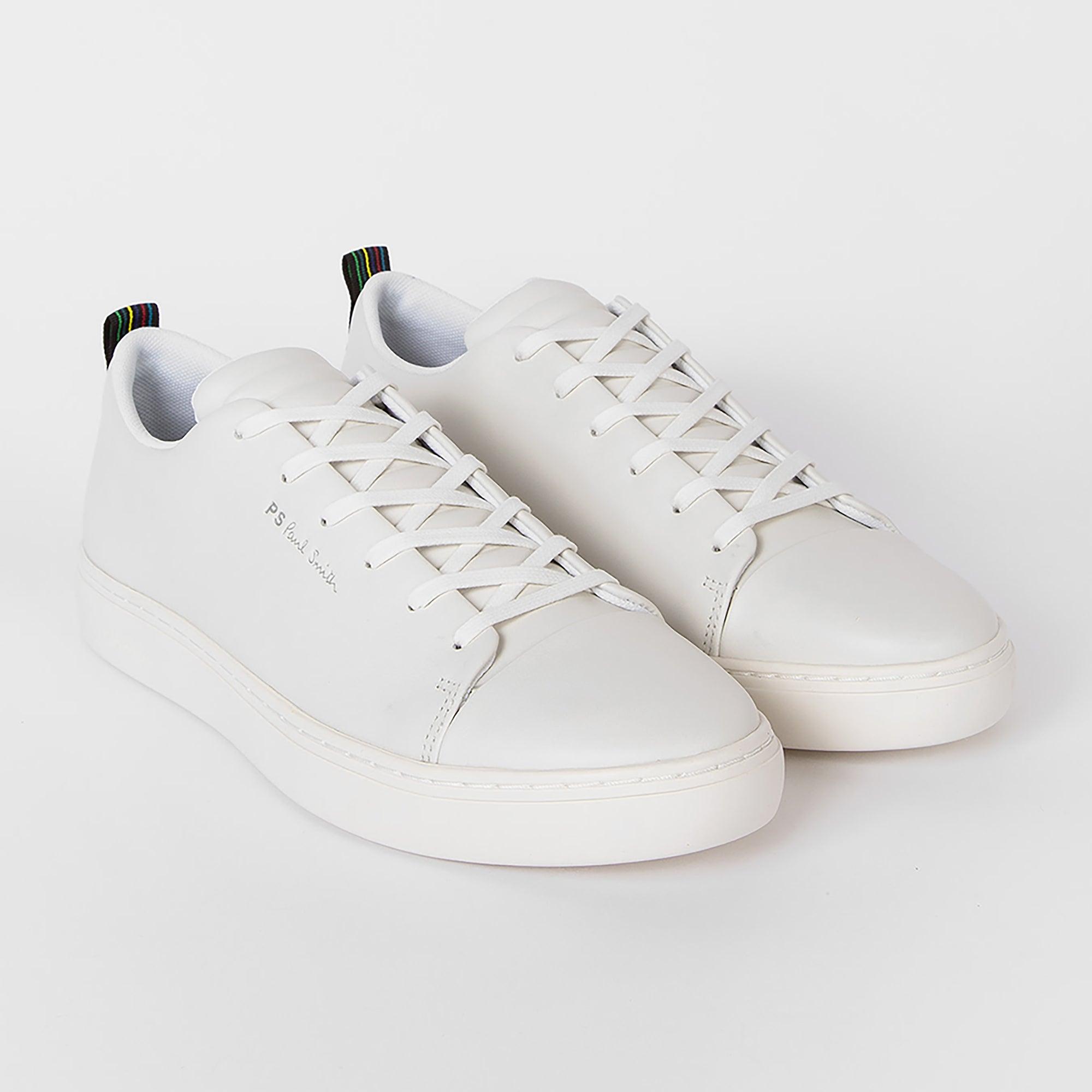 Product image 3 of 5 of Paul Smith Men's Leather 'Lee' Trainers - White