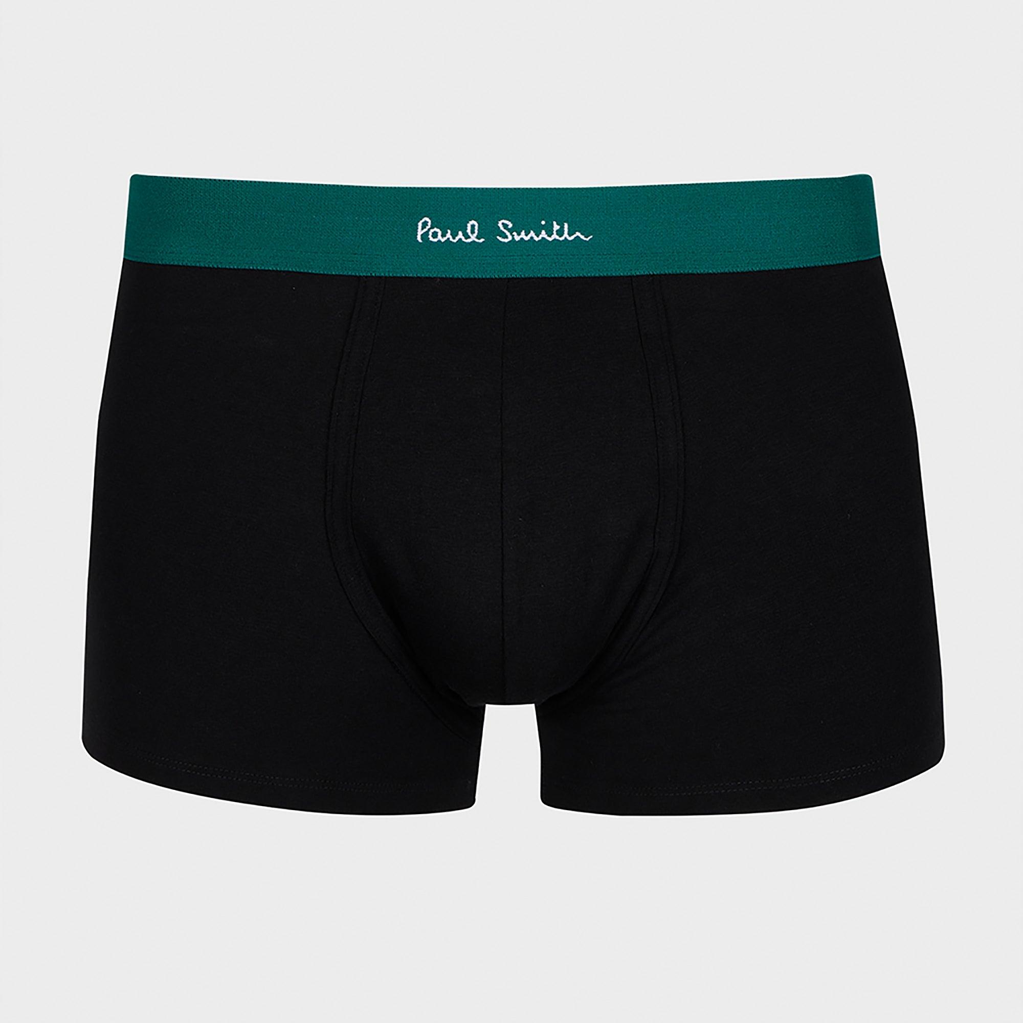 Product image 3 of 5 of Paul Smith Men's Mix Waistband 3 Pack Trunks - Black