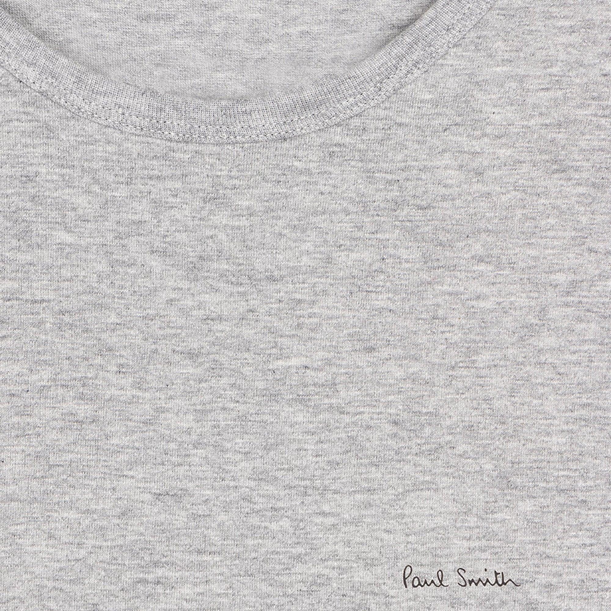 Product image 10 of 12 of Paul Smith Men's Organic Cotton Logo 3 Pack Lounge T-Shirts - Mixed