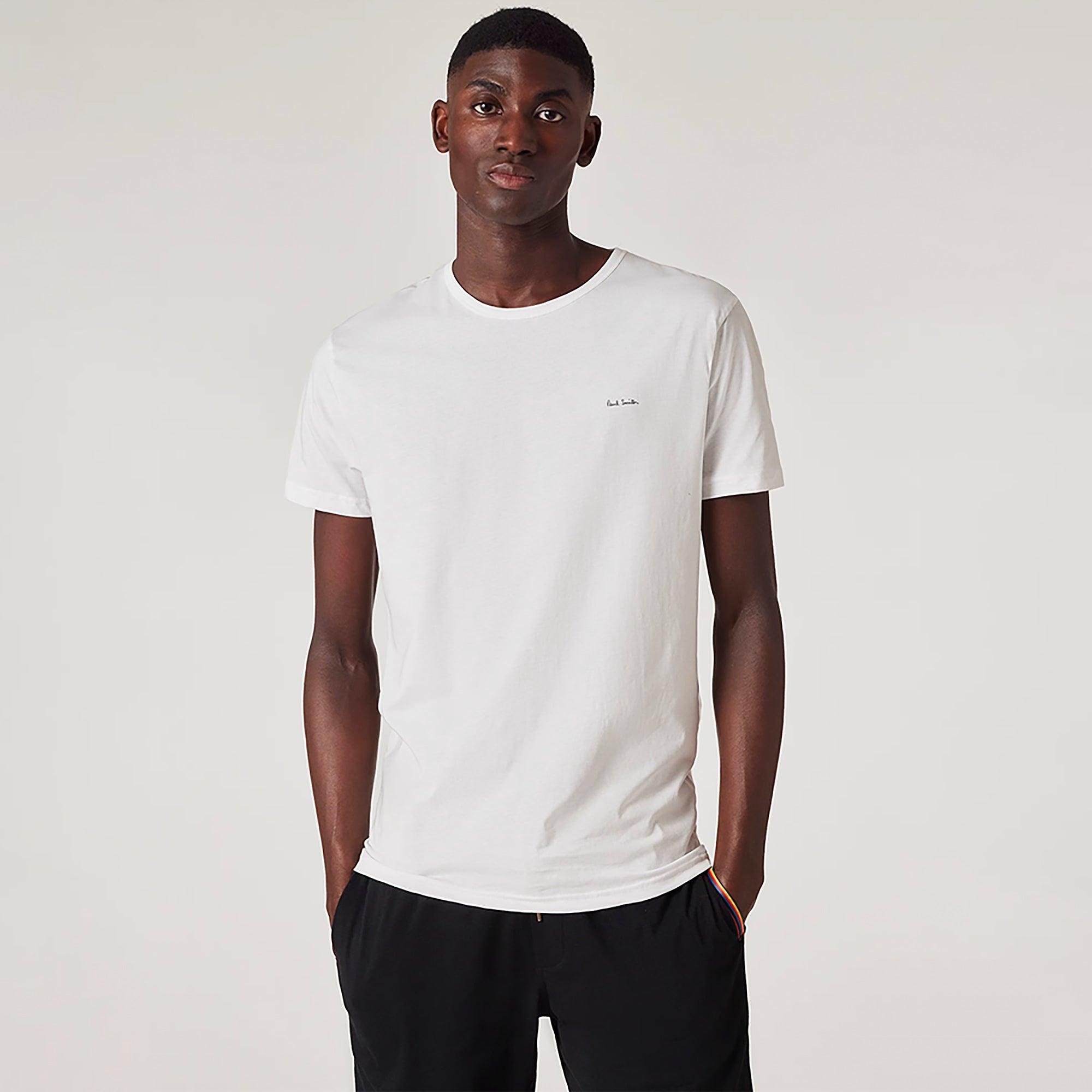 Product image 6 of 12 of Paul Smith Men's Organic Cotton Logo 3 Pack Lounge T-Shirts - Mixed