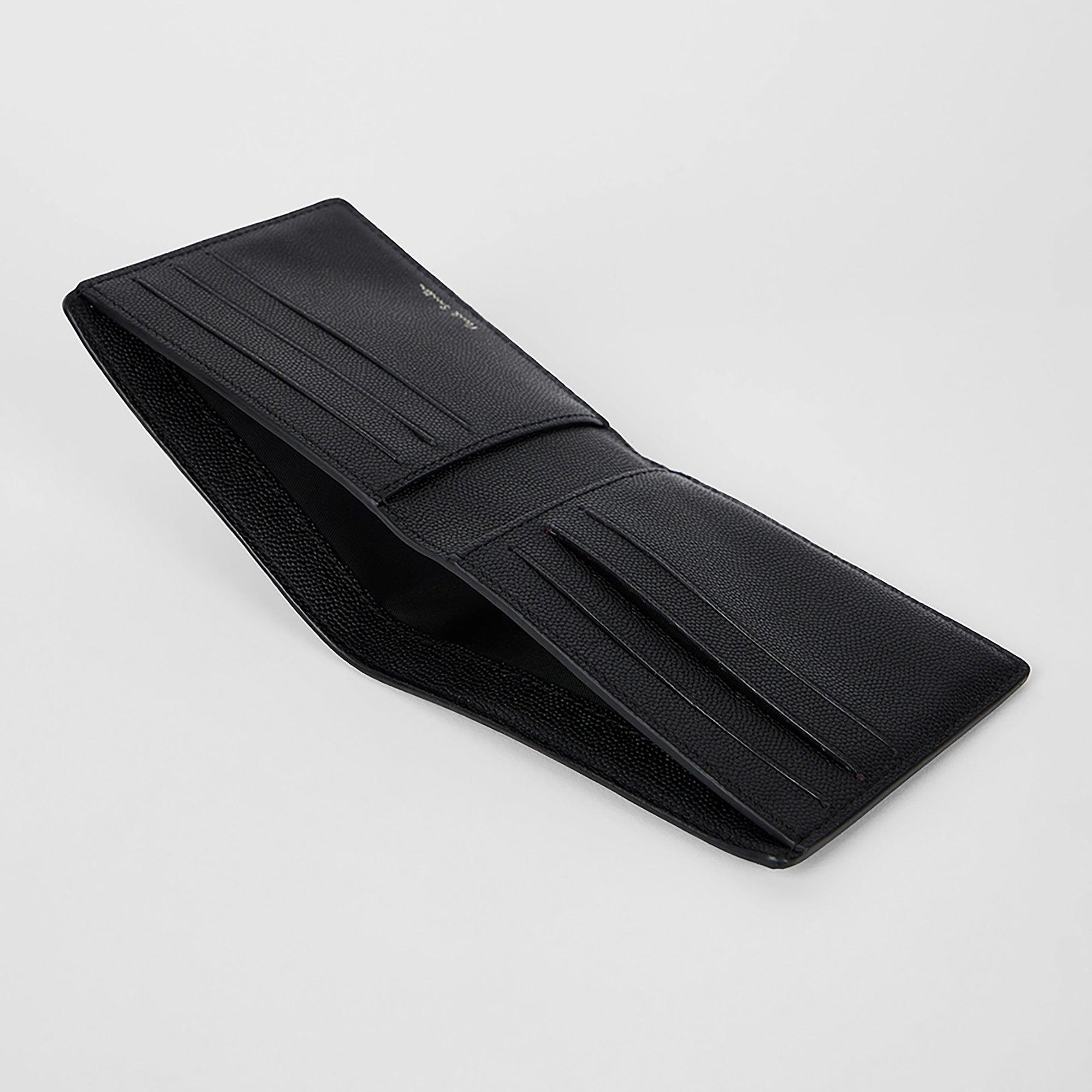 Product image 3 of 3 of Paul Smith Men's Pebble-Grain Leather Zebra Billfold Wallet - Black